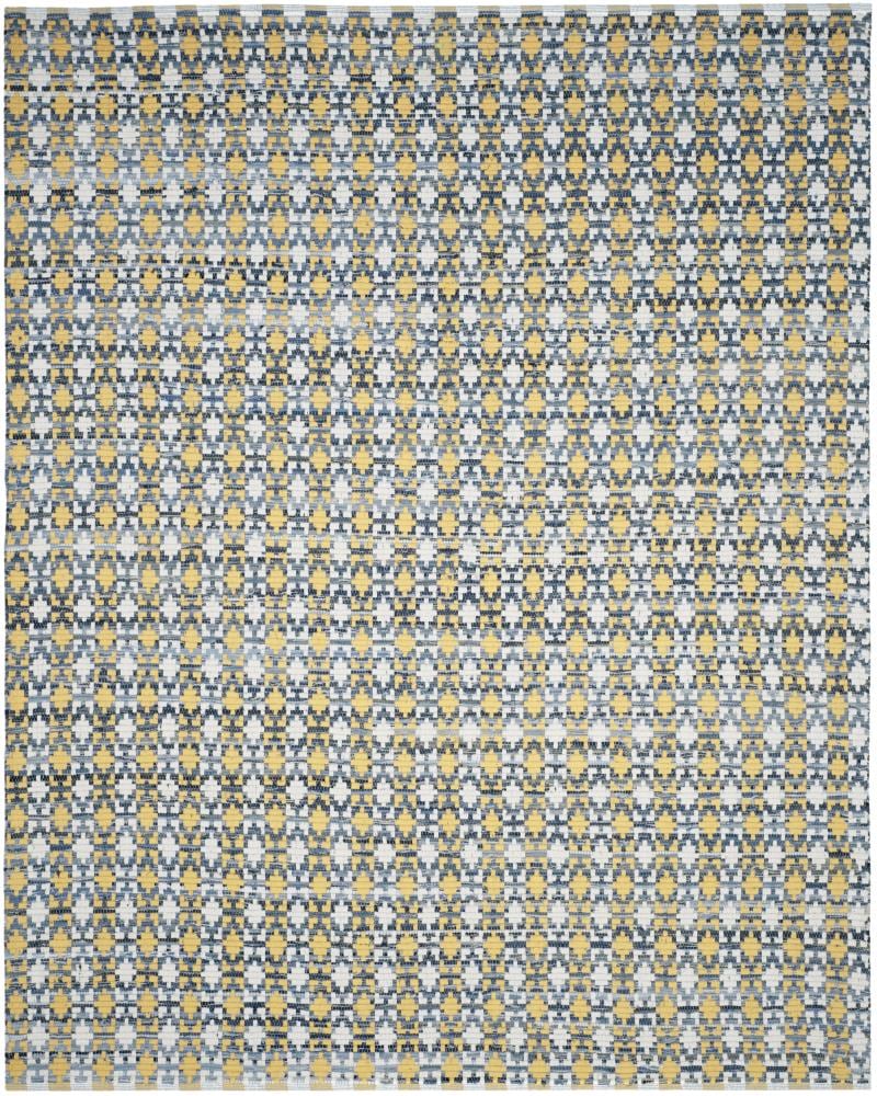 Safavieh MTK123B-6 Montauk Bondi 6 x 9 (ft) Cotton Gold/Multi Rectangular Indoor Stripe Coastal Area rug