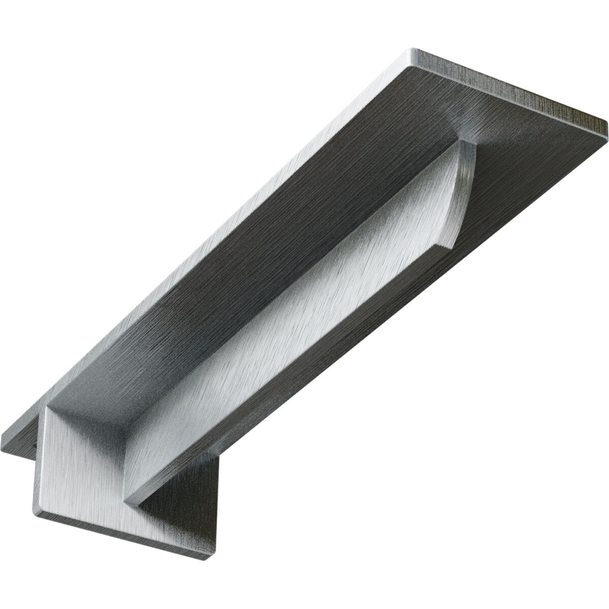 Ekena Millwork BKTM03X12X02HECRS Heaton 12.0-in x 3-in x 2.0-in Plain steel Steel Countertop support bracket
