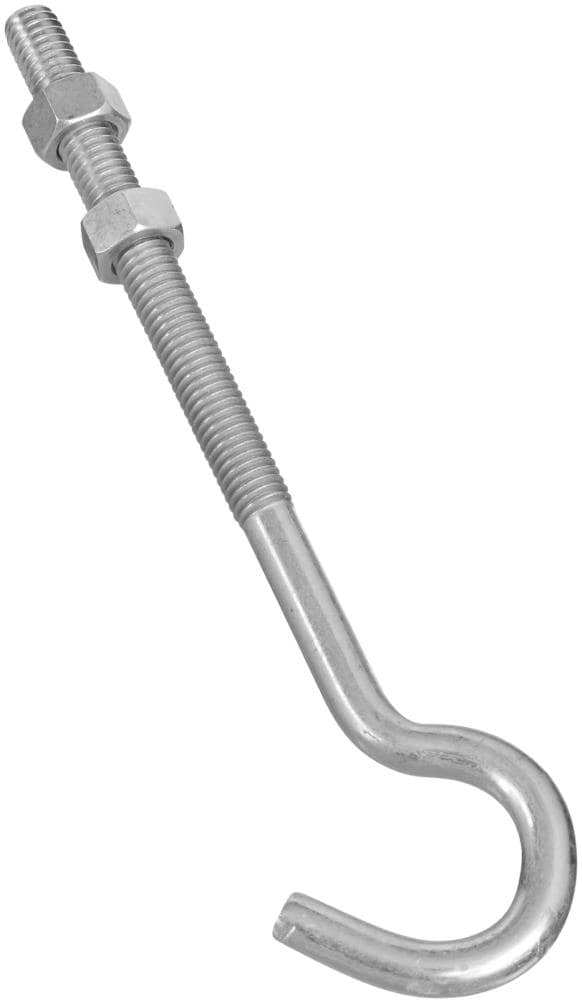 National Hardware N101-452 3/8-in 3/8-in x 7-in Zinc-plated Interior/Exterior Coarse Thread Eye Bolt