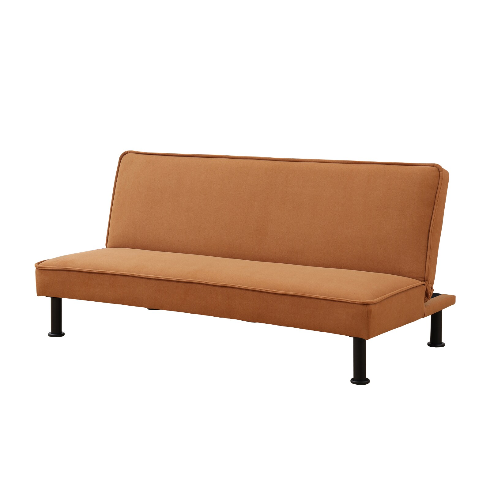 Siavonce ZX-2290127 Light Coffee Contemporary/Modern Flannel Twin Sofa bed