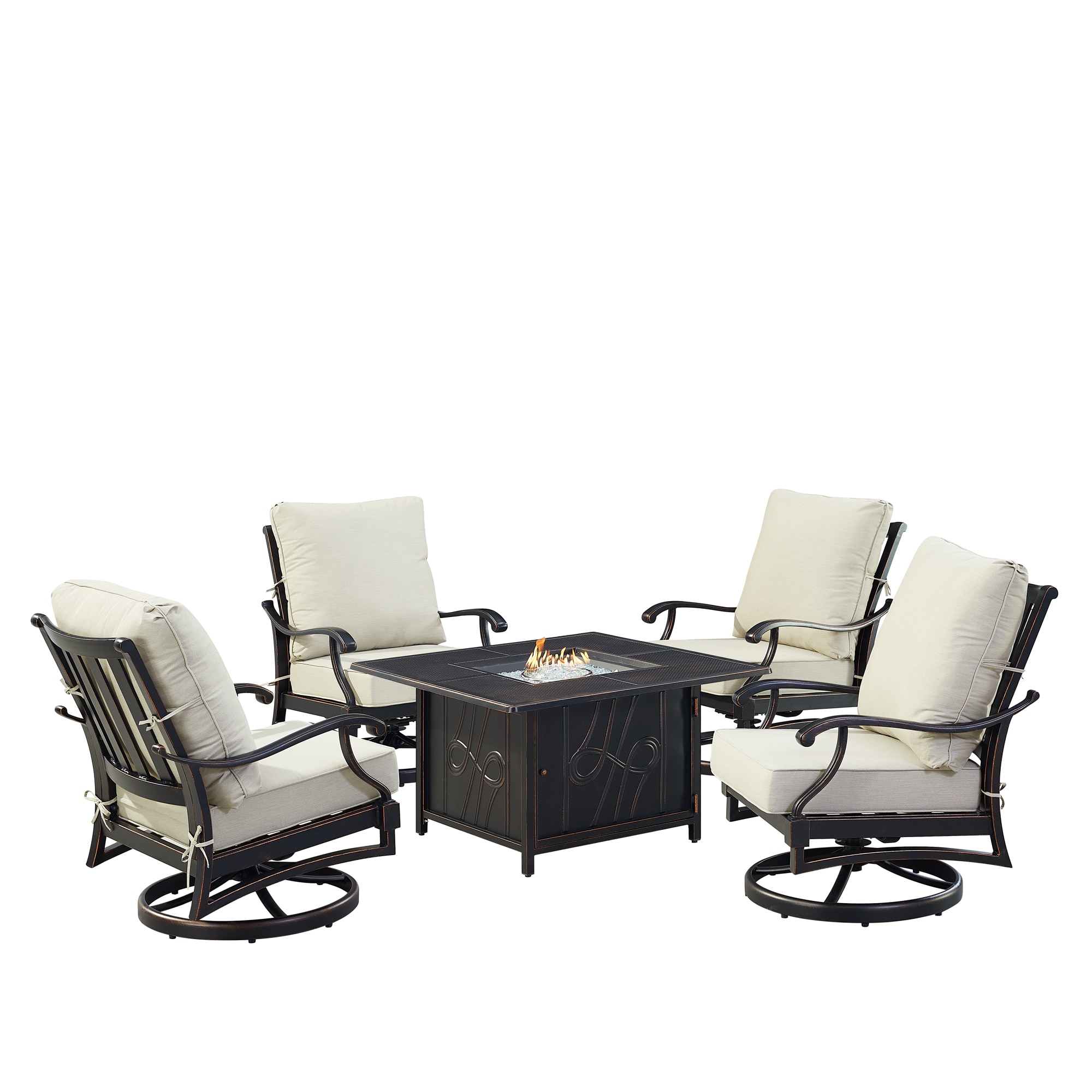 Oakland Living SHAO4CHREGISLGCUA Patio-Conversation-Sets - View #2