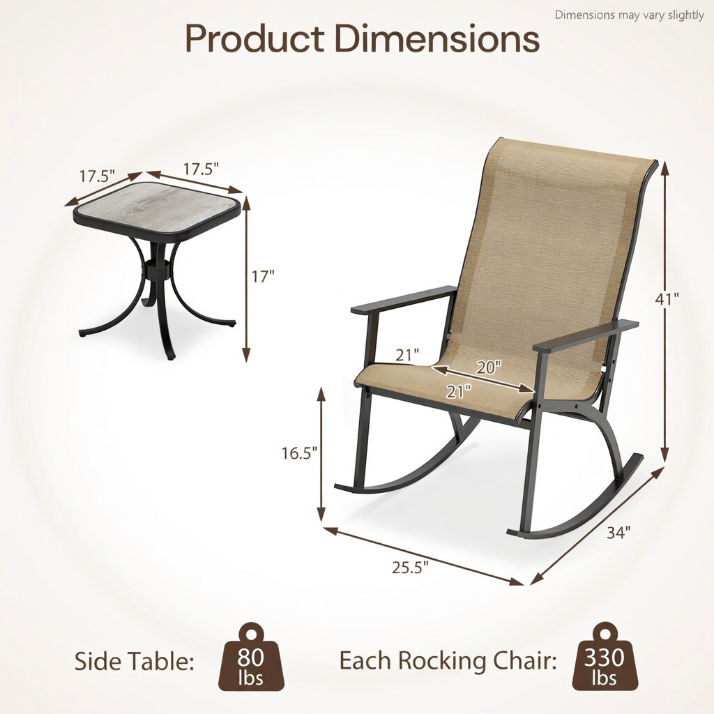 Choco Moon WYC-WQ53997-LS Patio-Conversation-Sets - View #3