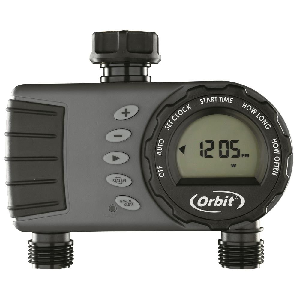 Orbit 24713 2 Output Port Adjustable Digital hose end timer