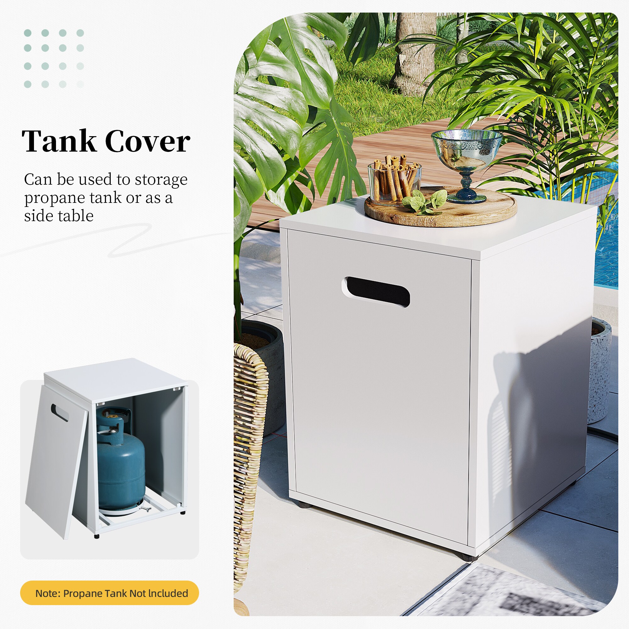 UPHA PL-2CZ-56TPWH-Z2 Patio-Conversation-Sets - View #7