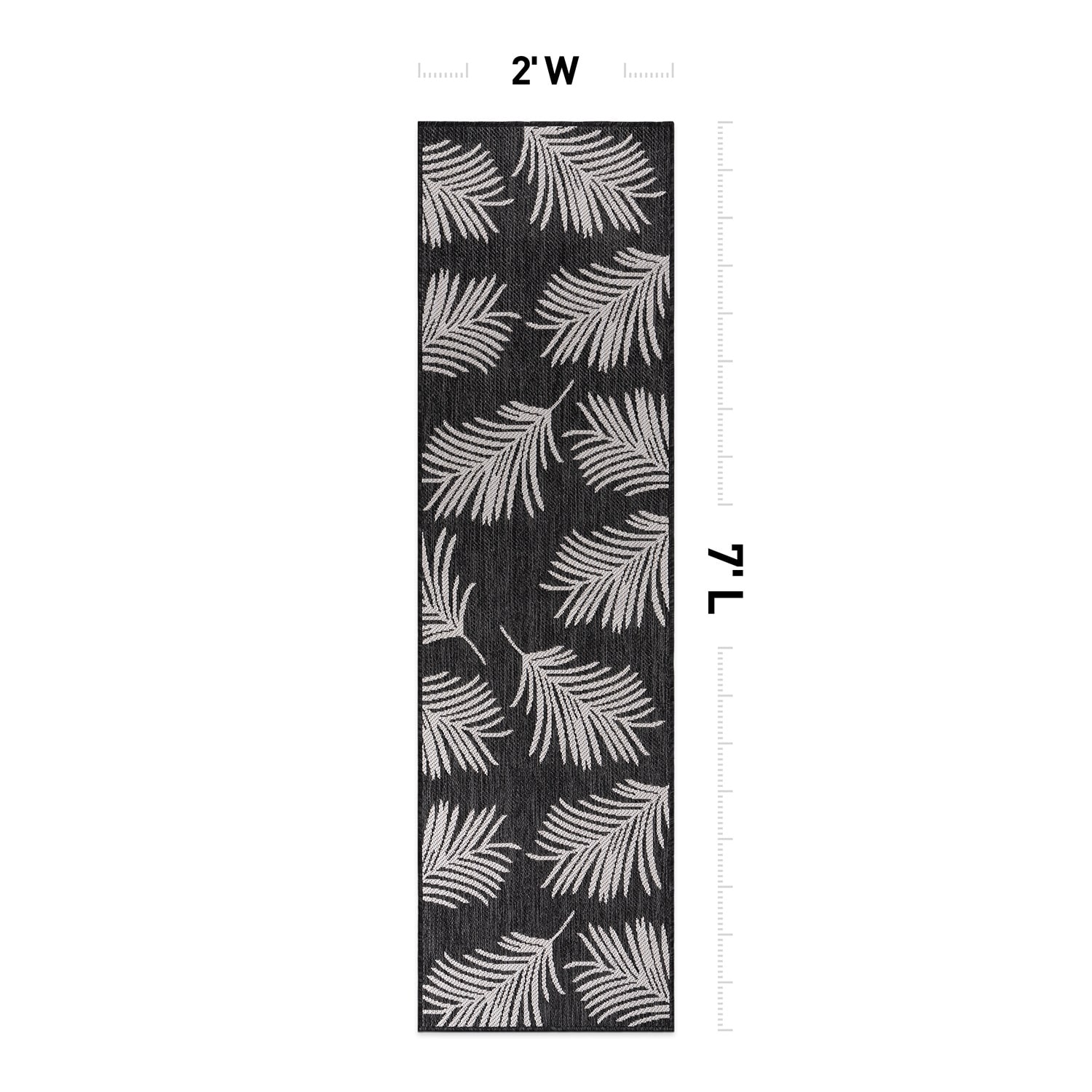 World Rug Gallery 111BLACK2X7 rugs - View #3