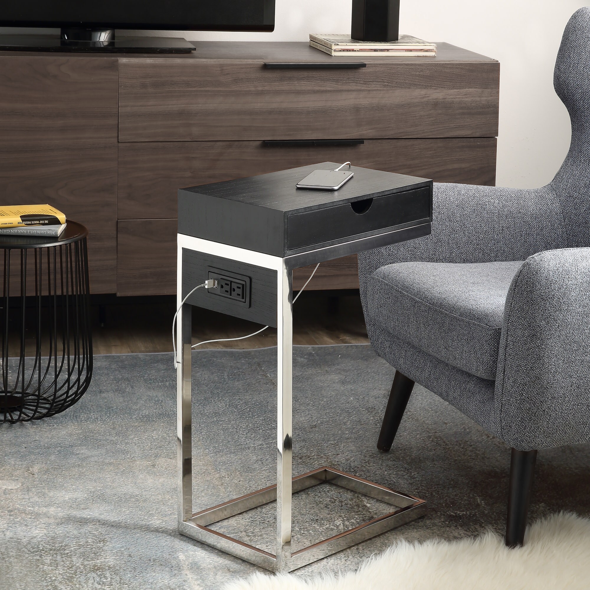 Loft Lyfe LET157-26BK-LS End-Tables - View #2
