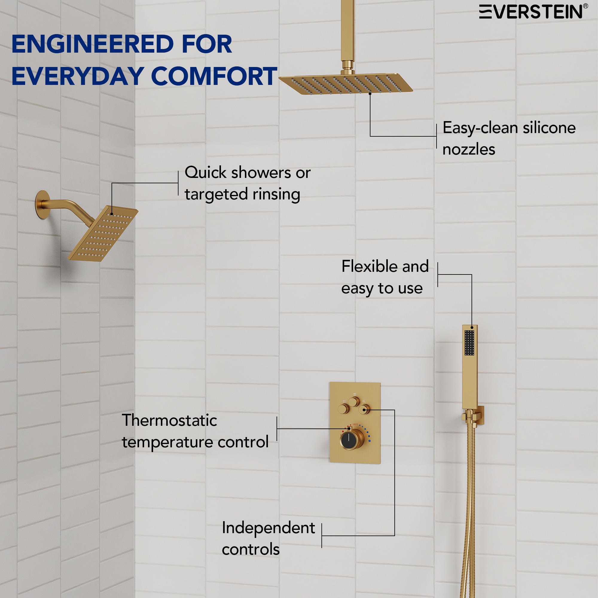EVERSTEIN Q-927-OTOP Tub-Shower-Faucets - View #7