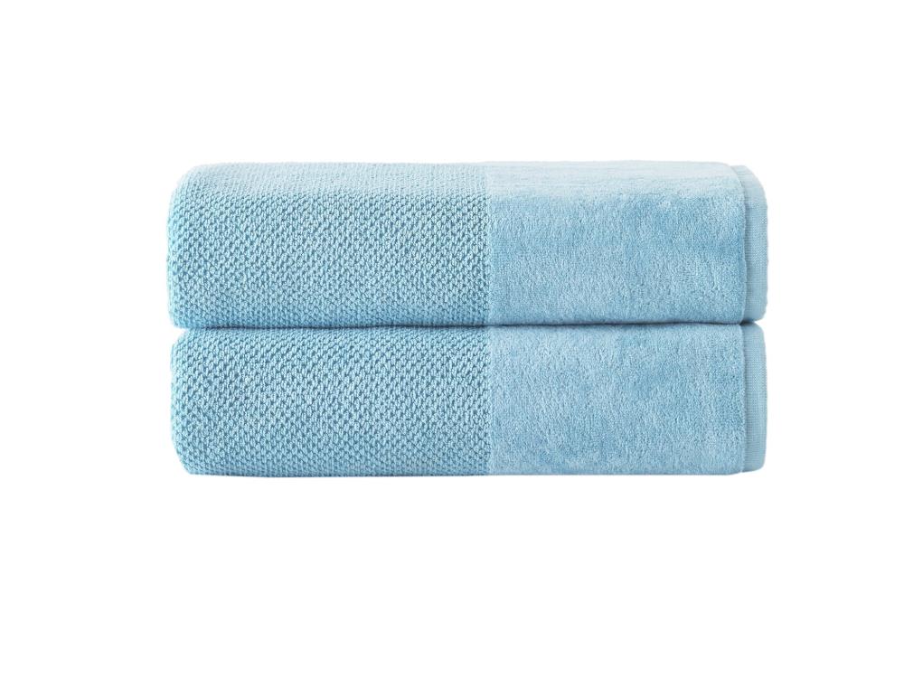 Enchante Home 2-Piece Anthracite Turkish Cotton Bath Sheet (Timaru) in the Bathroom  Towels department at