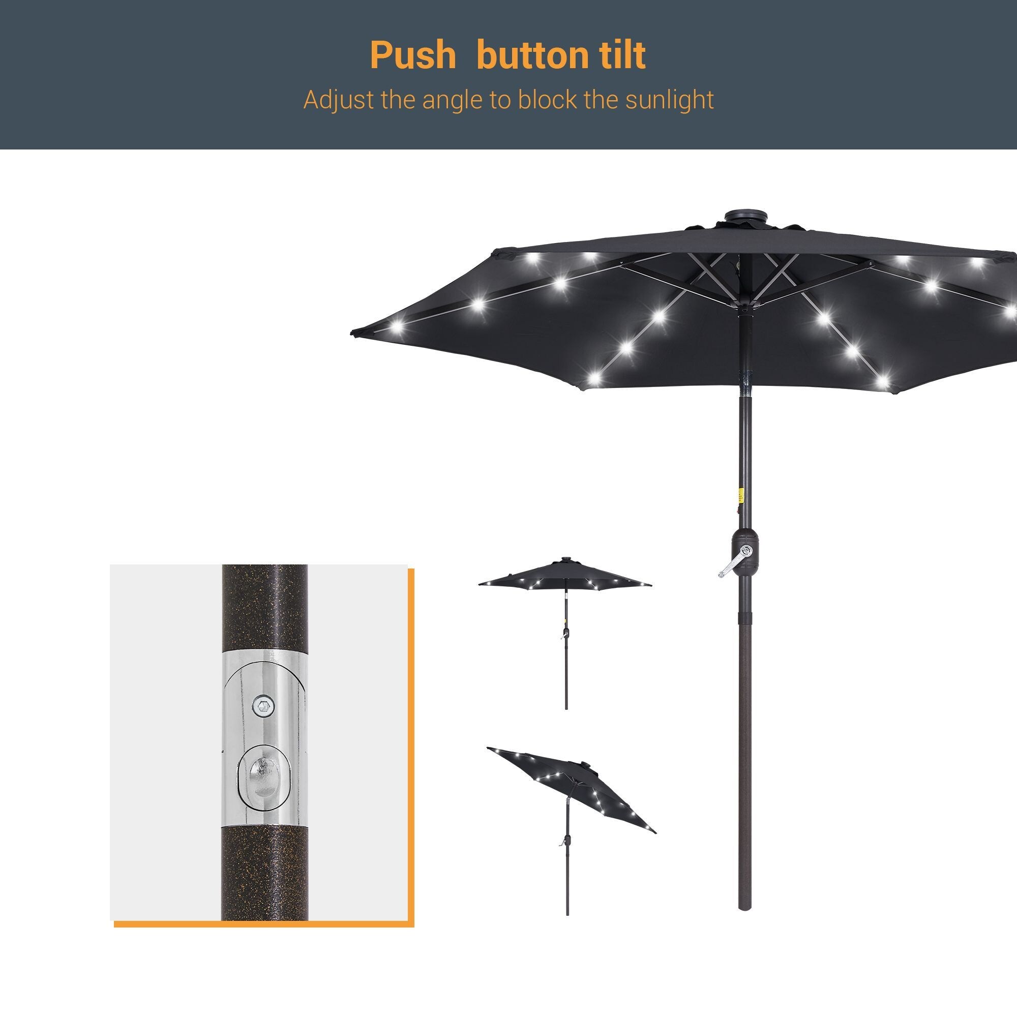 Sonkuki SD-LED90BK Umbrellas-2 - View #8