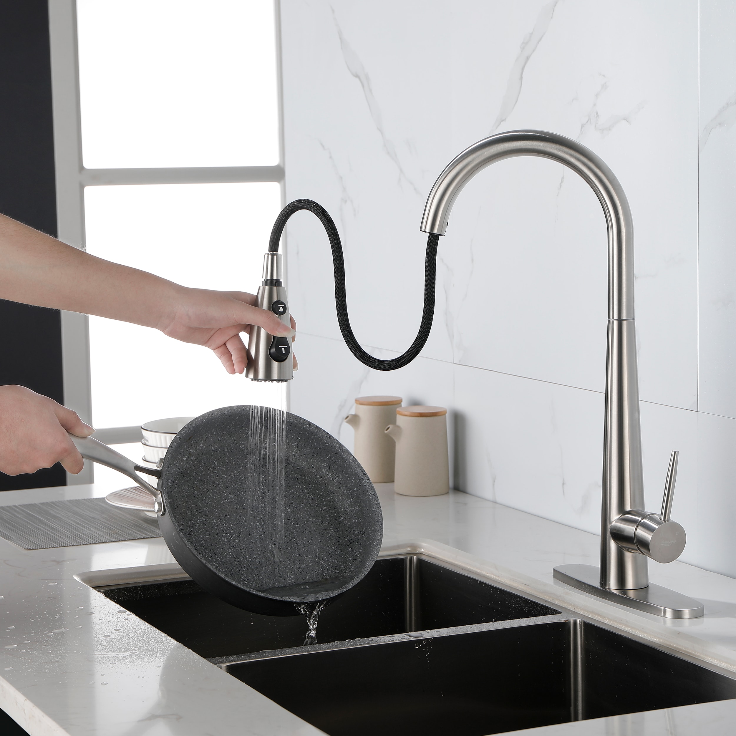 Utopia 4niture HAK-4012-NS Kitchen-Faucets - View #4