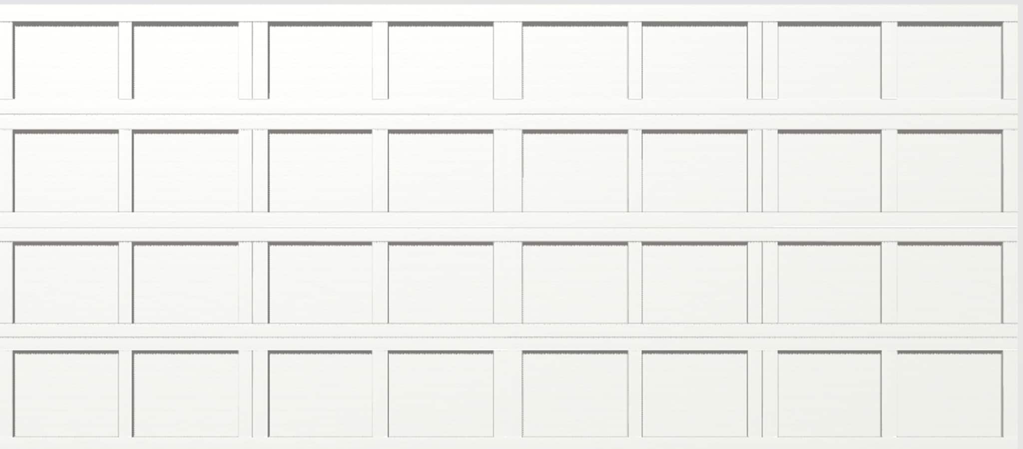 Wayne Dalton WD9405W167 Classic Steel Model 9405 16-ft x 7-ft Insulated White Double Garage Door