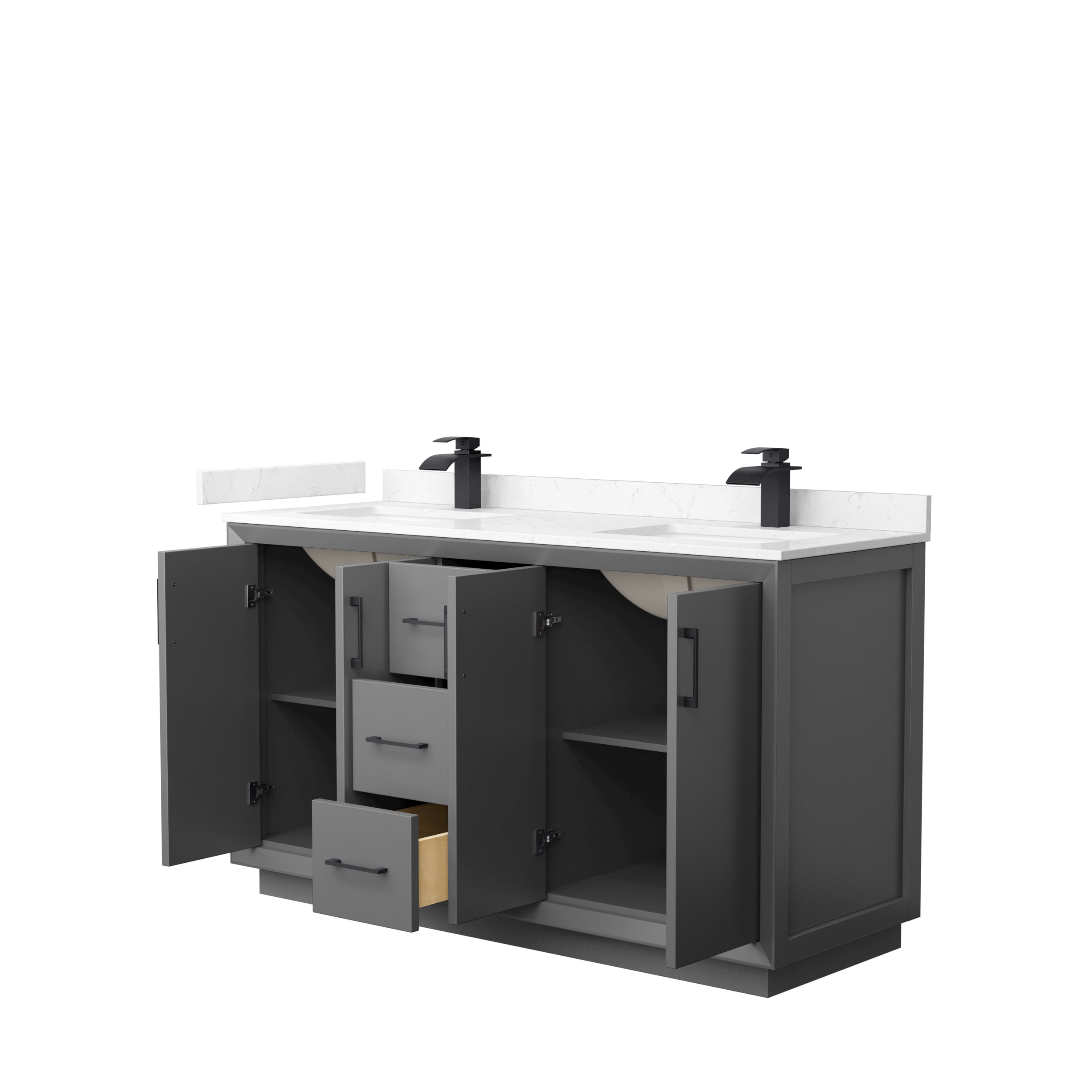 Wyndham Collection WCF414160DGBC2UNSMXX Bath-Vanity-Combo - View #2