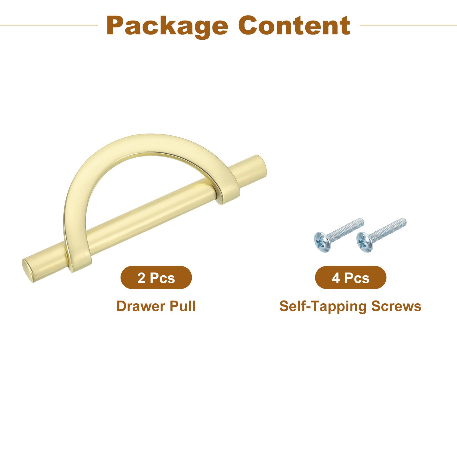 Unique Bargains S25093000UX5218 Cabinet-Pulls - View #3