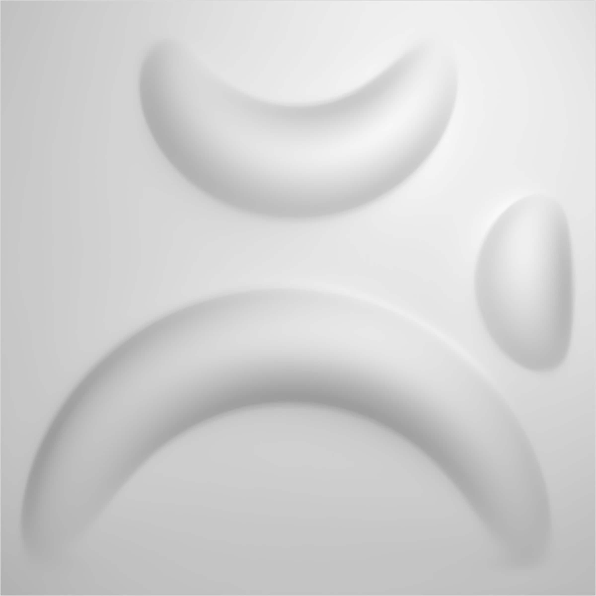 Ekena Millwork WP12X12SEWH-CASE-12 11-7/8-in x 11-7/8-in Embossed Paintable/Stainable White PVC Wall Panel ( 12 -Pack, Covers 11.76-sq ft )