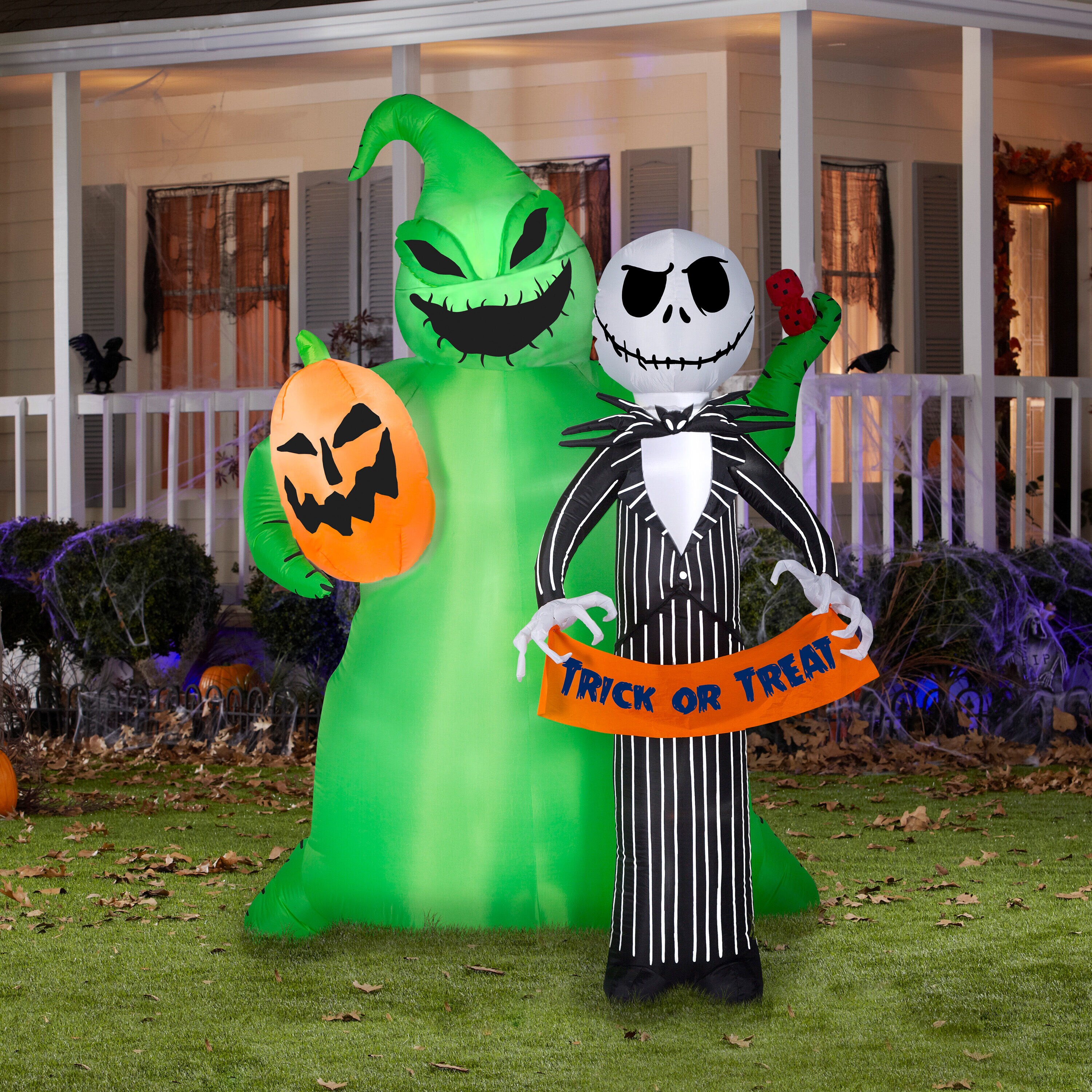  Halloween Inflatable - Green Monster (6.5 ft. Tall