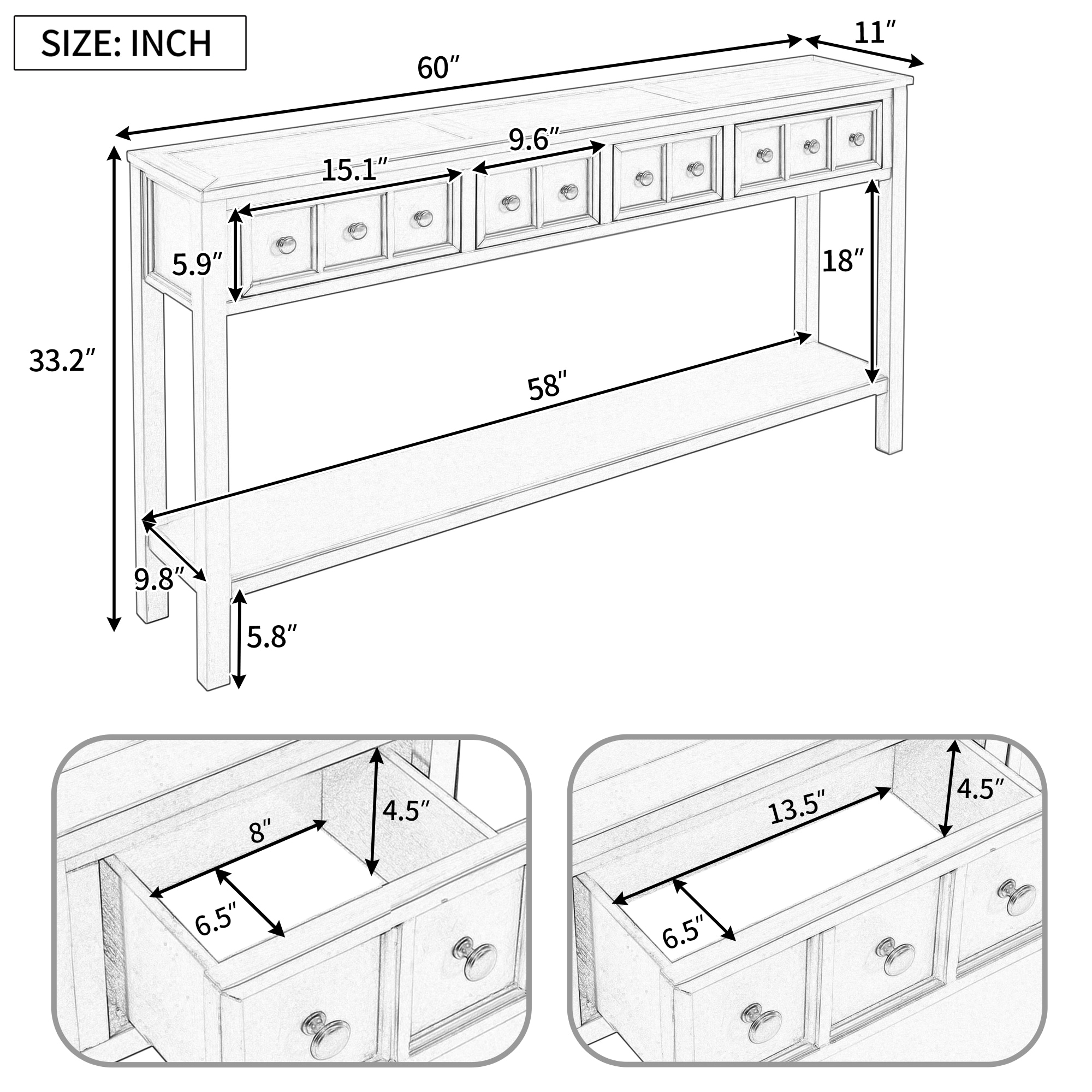 Bayfeve BF-326057C-IN Console-Sofa-Tables - View #6