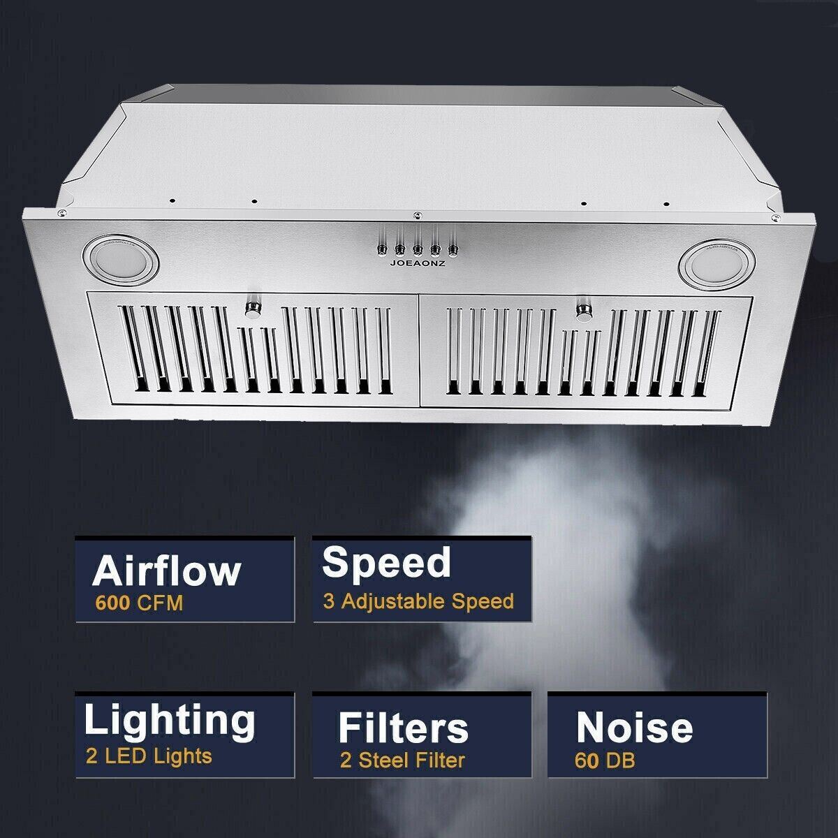 Kahomvis GEHT-DOQP-94W Undercabinet-Range-Hoods - View #15