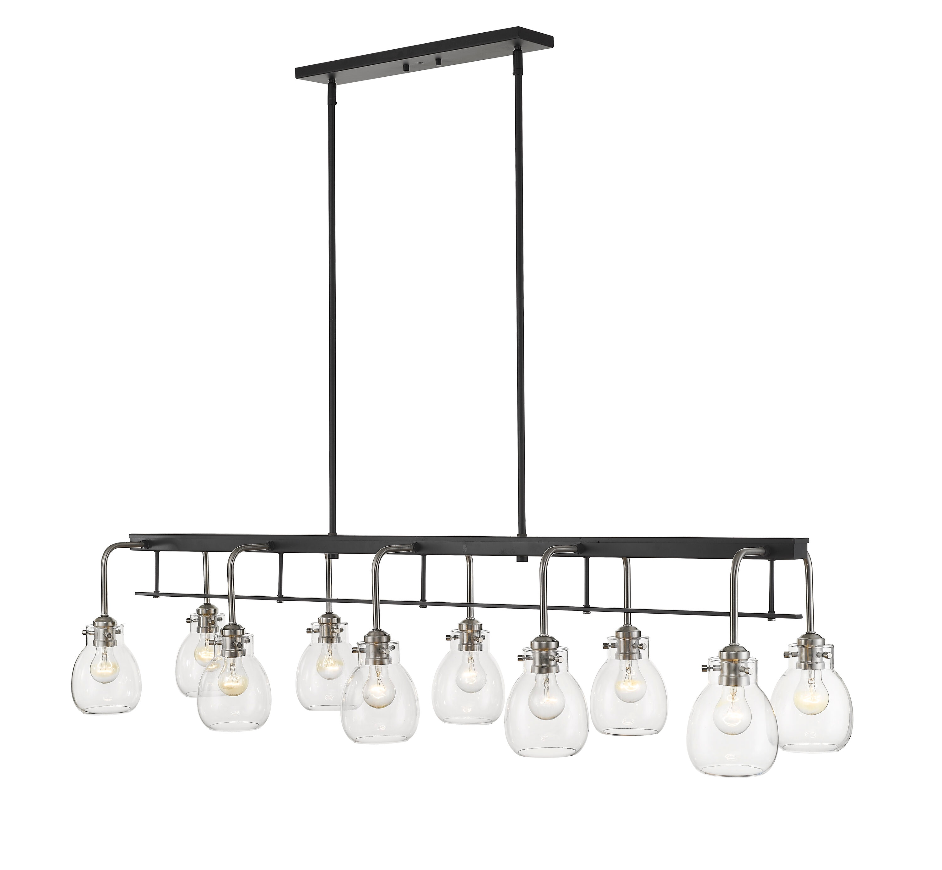 Z-Lite 466-10L-MB-BN Pool-Table-Lighting - View #3