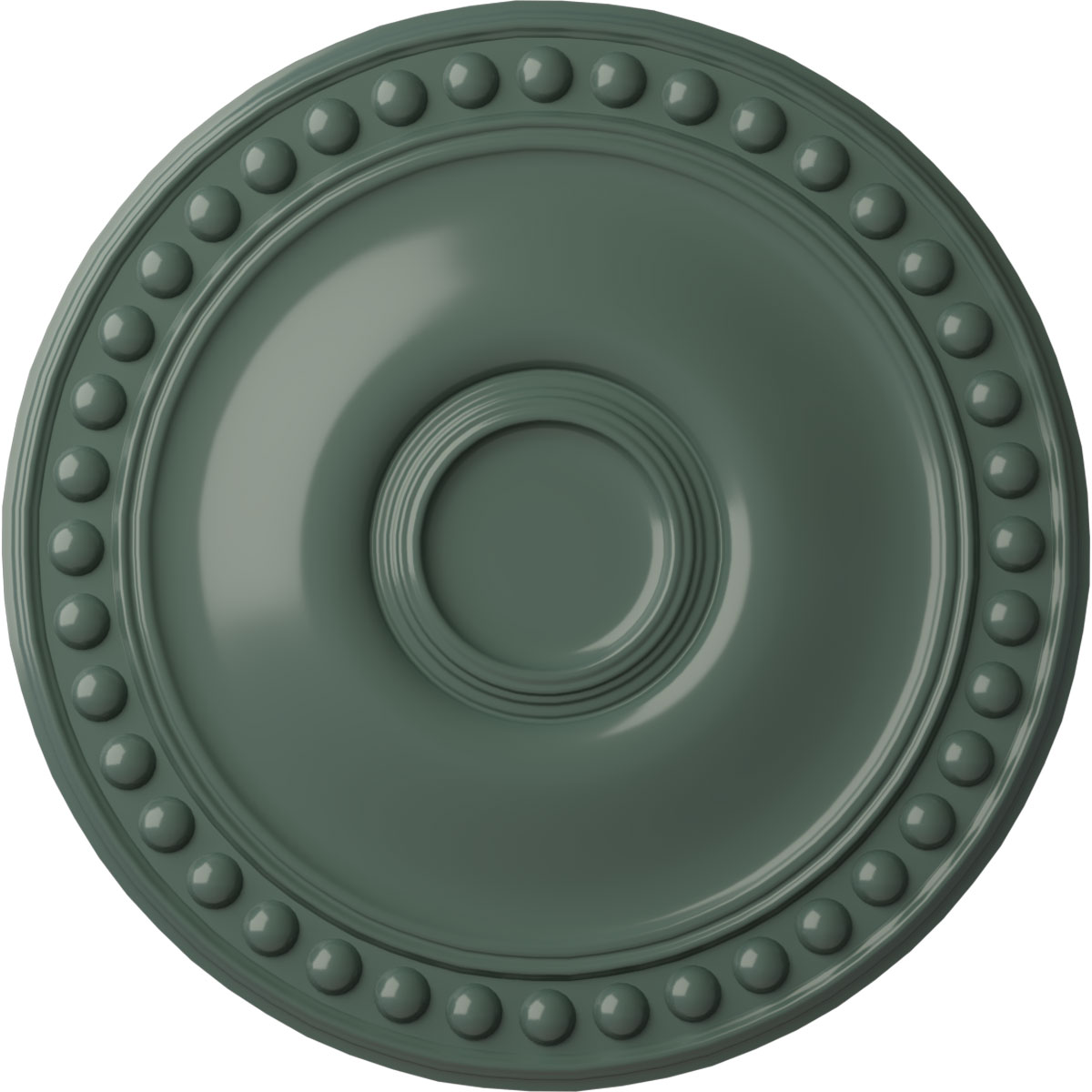 Ekena Millwork CM19FOCBF Foster 19.125-in W x 19.125-in L Painted Cloud Burst Polyurethane Whole Ceiling Medallion