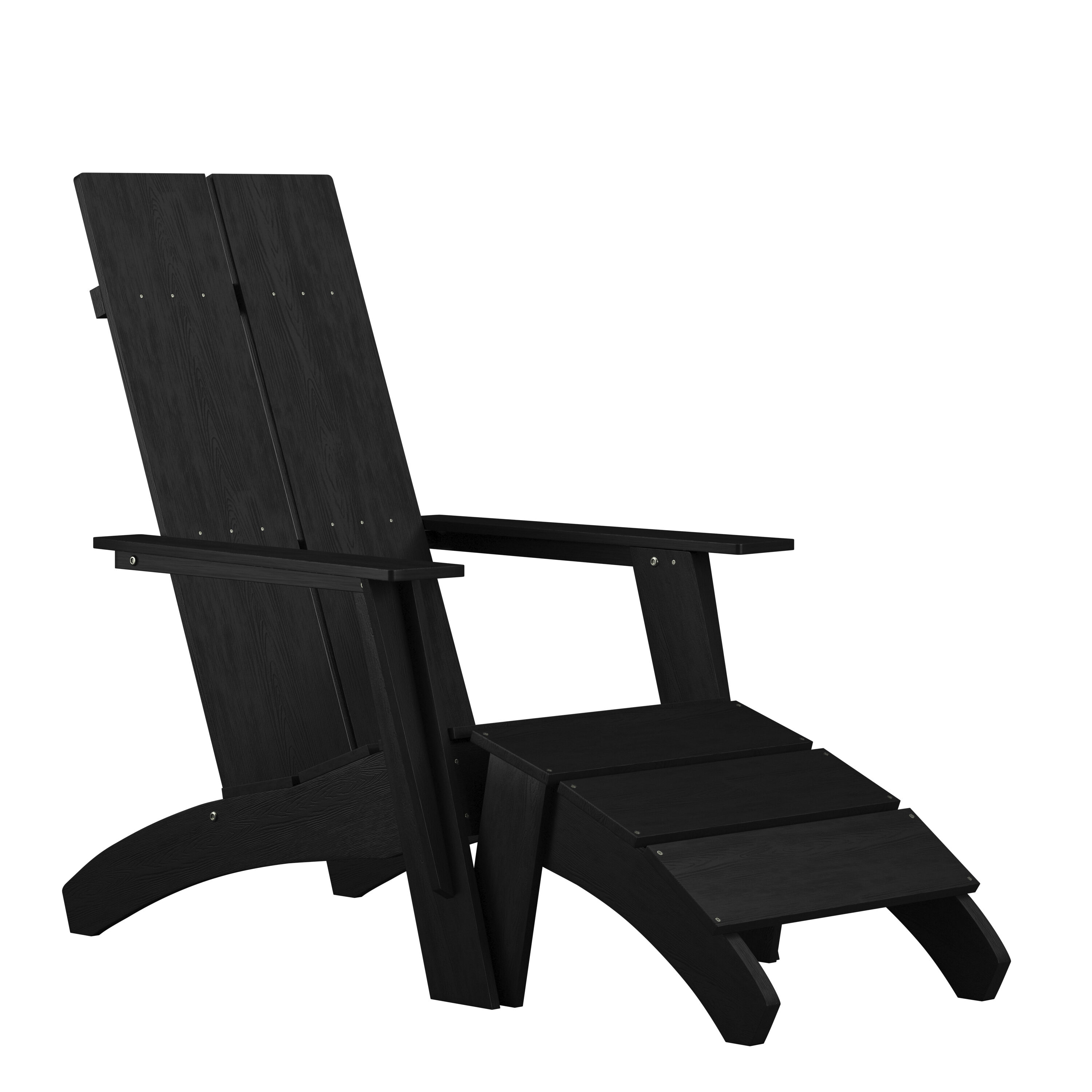 Black composite best sale adirondack chairs