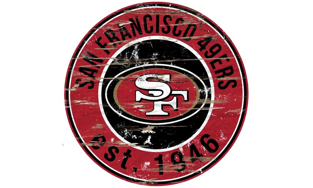 NFL San Francisco 49ers 3D Logo Series Wall Art - 12x12