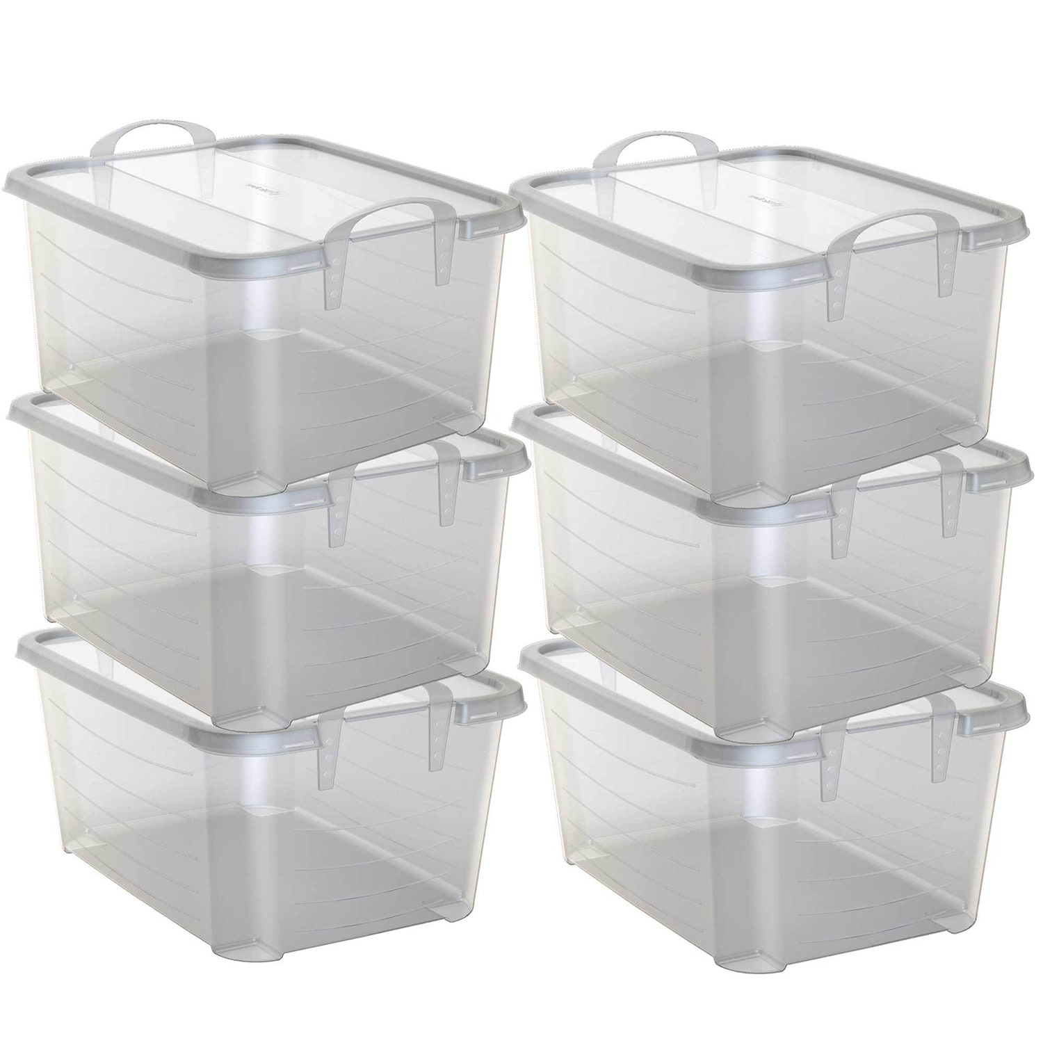 Life Story Tub 25L Tan Tub Basket 6.6 Gal Plastic Storage Tote Bin w/ Carry  Handles, Tan (12 Pack)