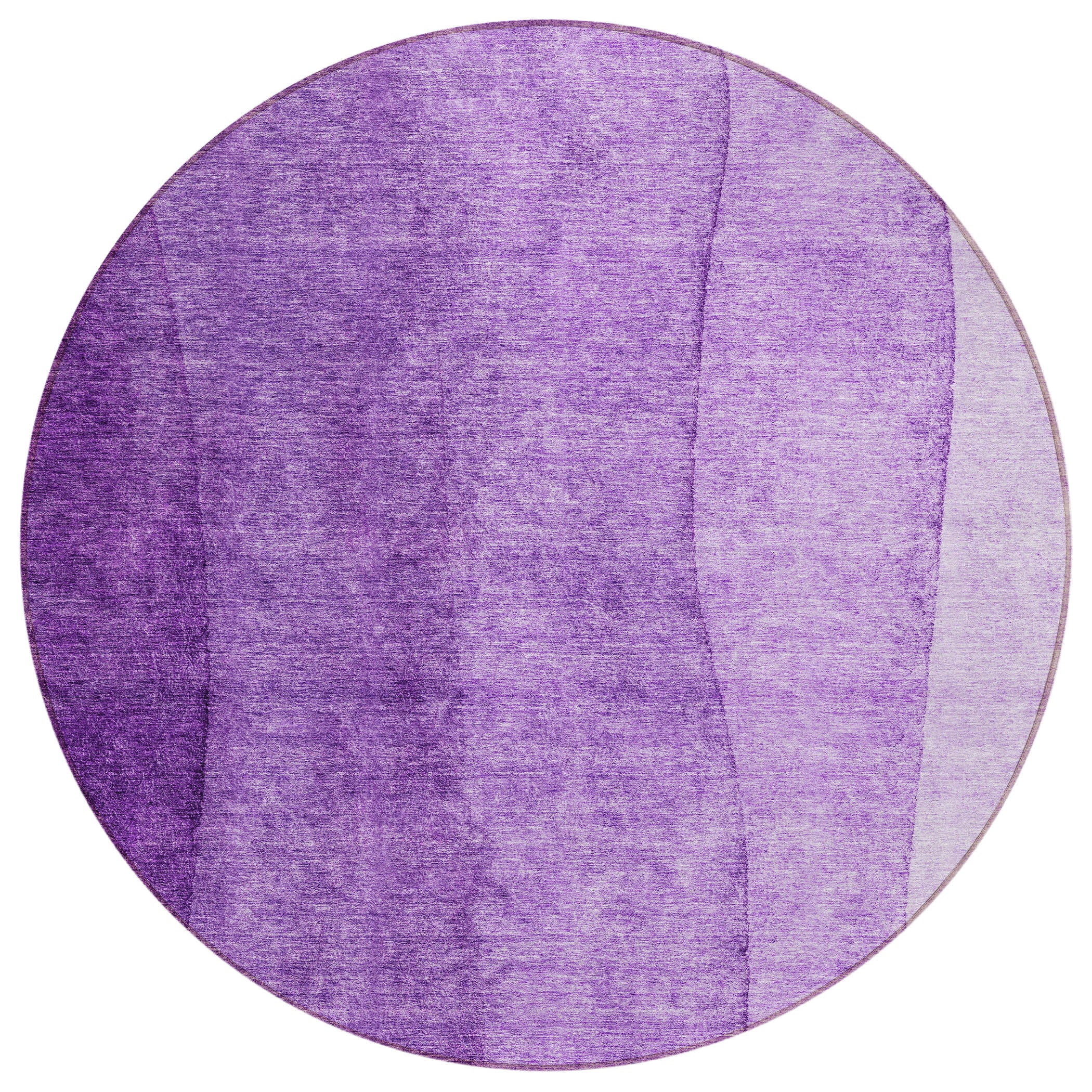 Addison Rugs ACN690PP8RO Chantille ACN690PP 8 x 8 (ft) Polyester Purple Round Indoor/Outdoor Geometric Machine washable Area rug