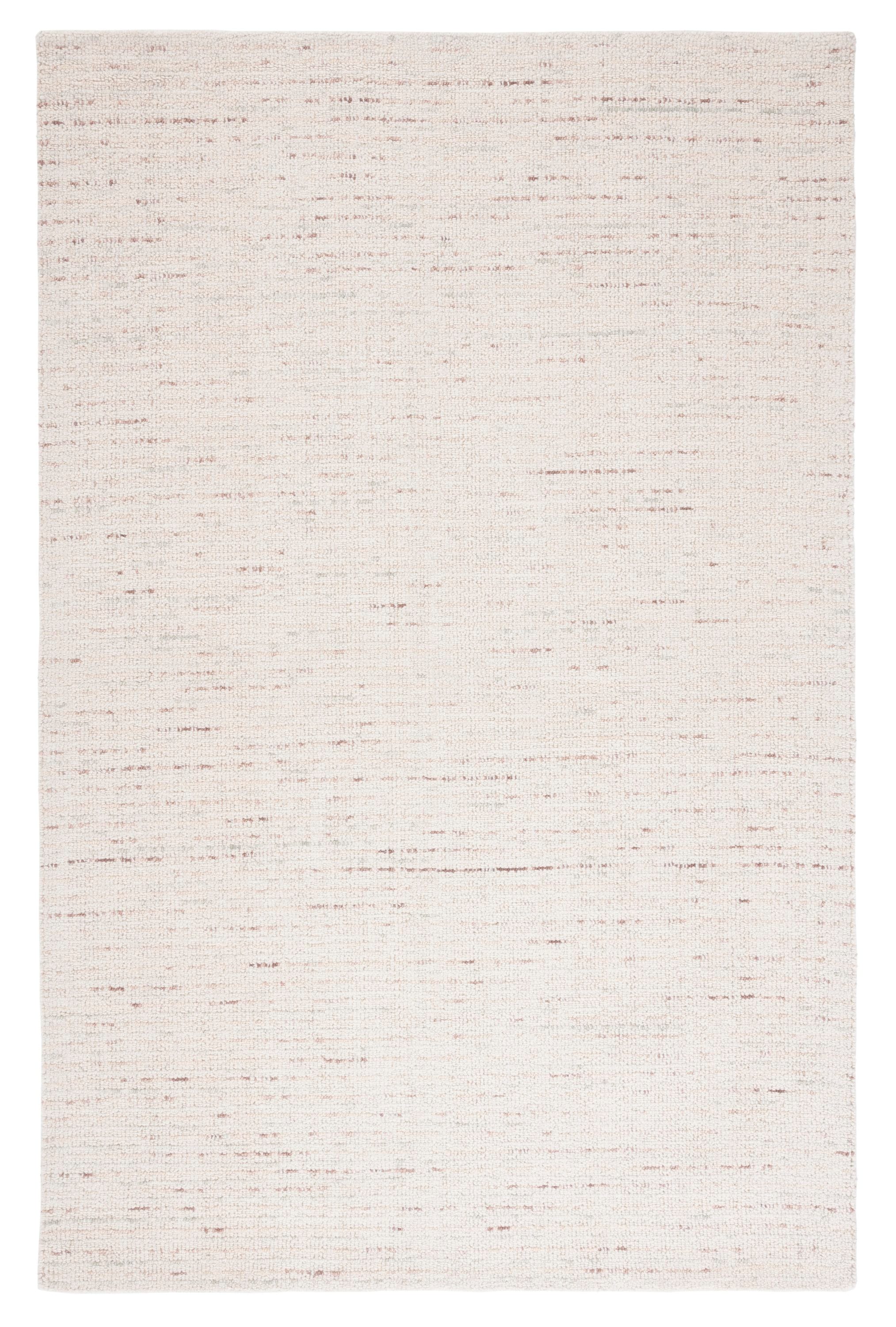 Safavieh ABT468T-5 Abstract Lottie 5 x 8 (ft) Tufted Wool Ivory/Brown Rectangular Indoor Abstract Bohemian/Eclectic Area rug