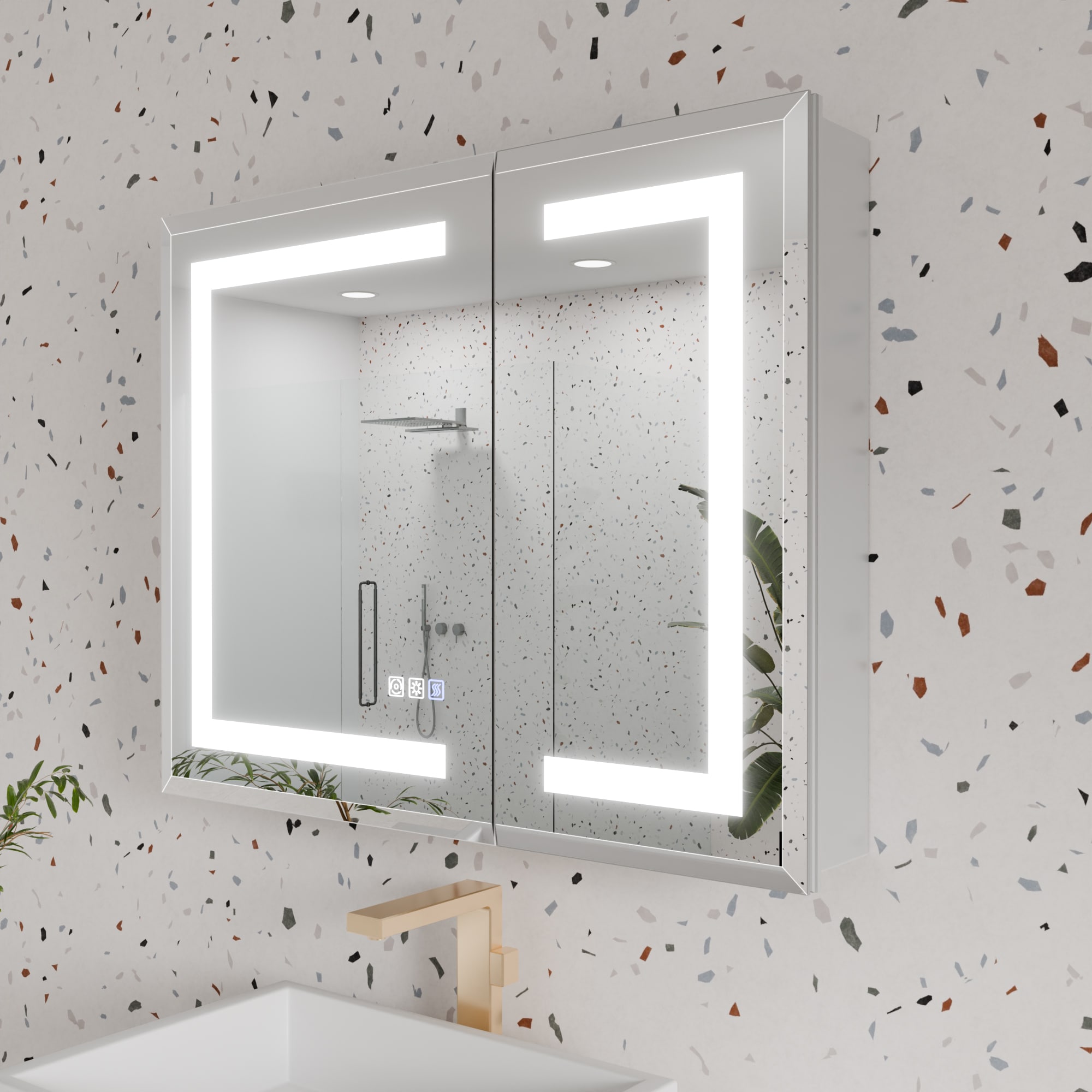 WELLFOR EXMC2030LD Bathroom-Medicine-Cabinets - View #3