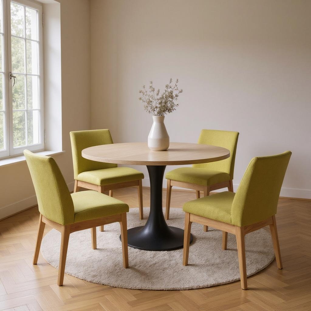 Homy Casa N759DNGS GR 4 Dining-Chairs - View #2