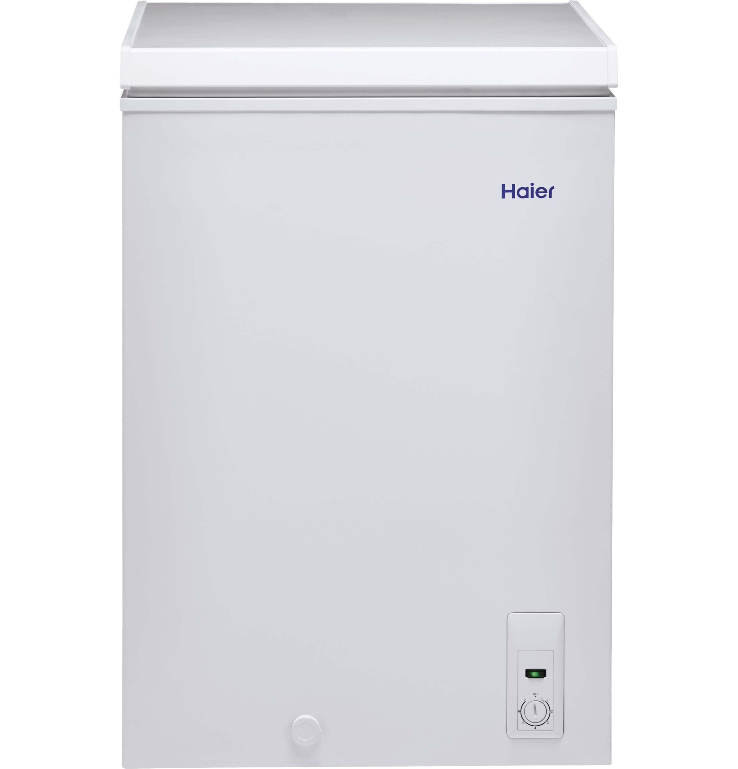 Haier 3.5-cu ft Manual Defrost Chest Freezer (White) at