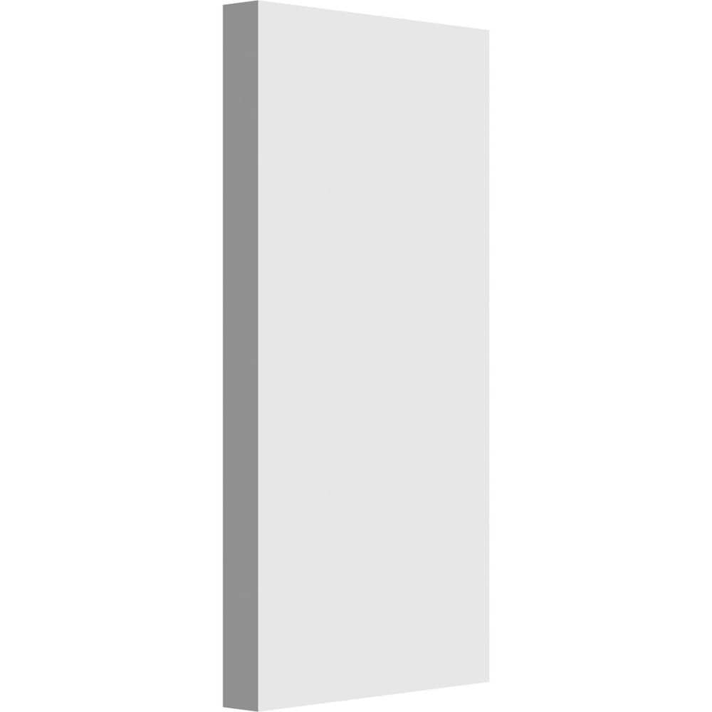 Ekena Millwork PBP035X070X050FOS00 Standard Foster with Square Edge 3.5-Inches x 7-Inches Primed PVC Plinth