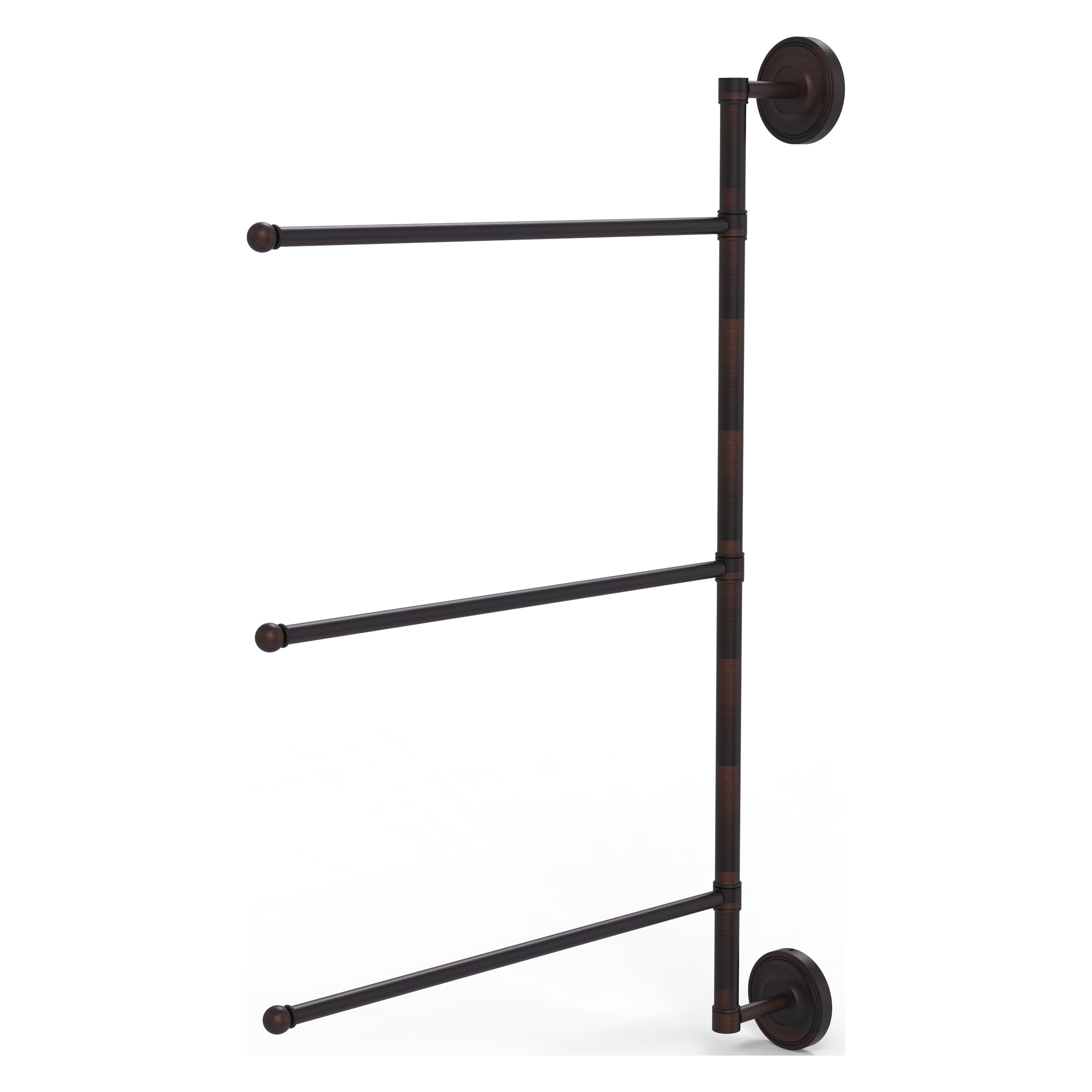Allied Brass PR-27/3/16/28-VB Prestige Regal 28-in Venetian Bronze Wall mount Single Towel Bar