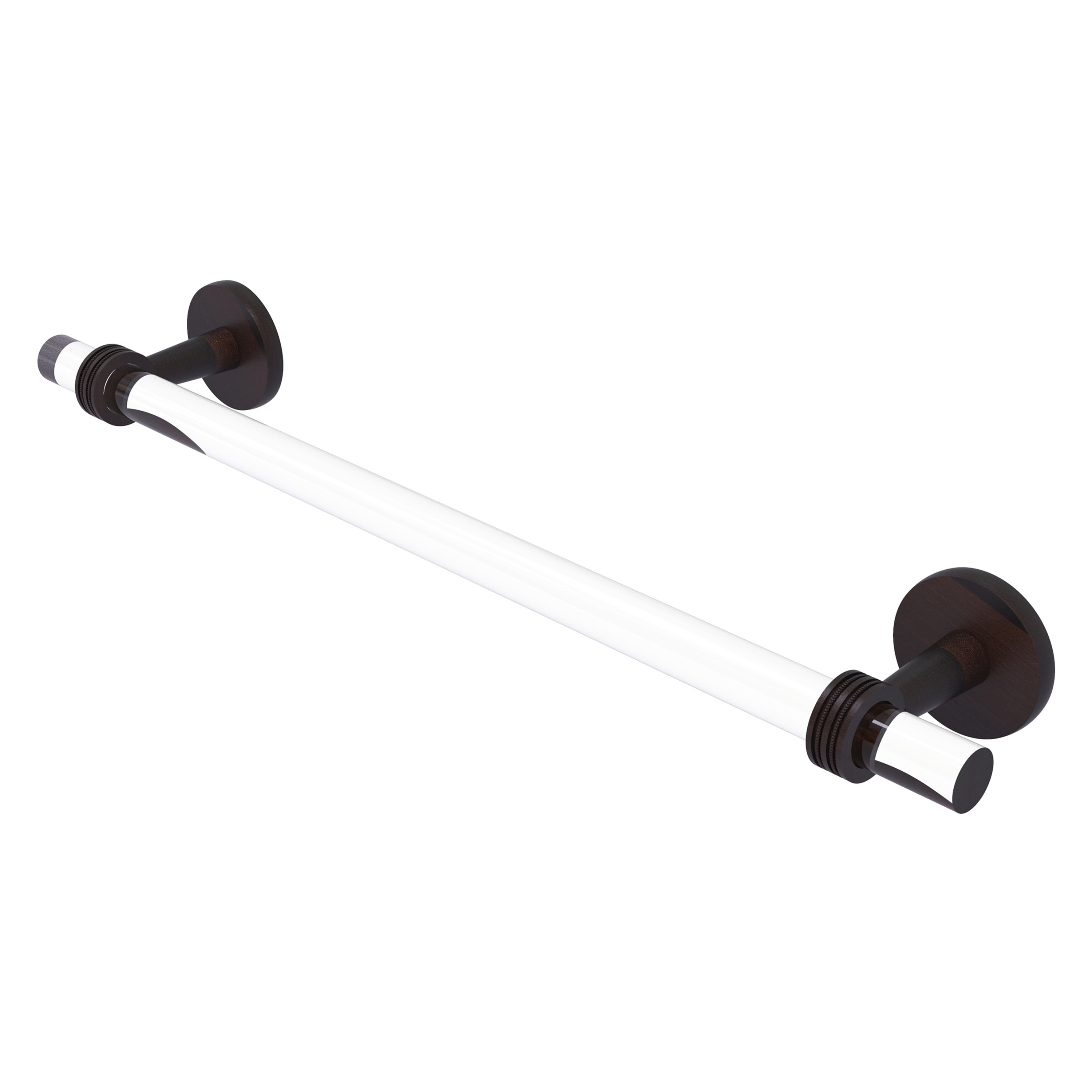 Allied Brass CV-41D-30-VB Clearview 30-in Venetian Bronze Wall mount Single Towel Bar