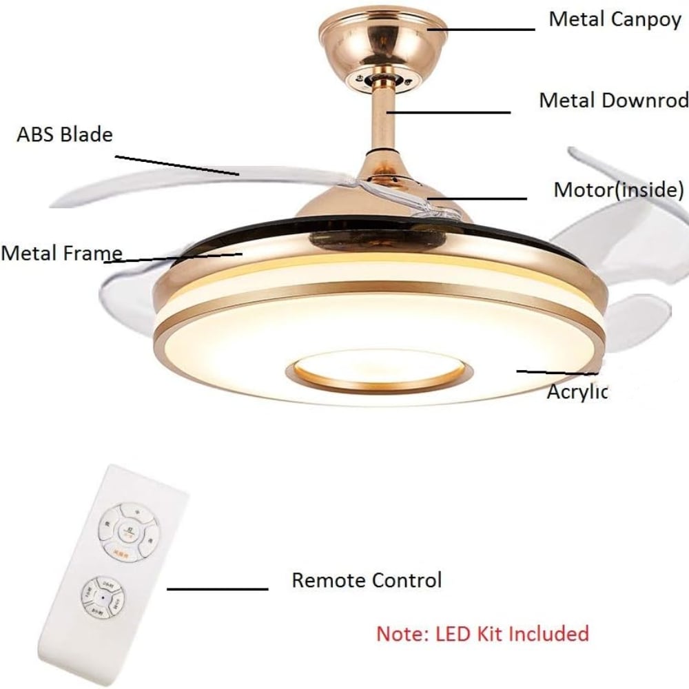 Oukaning HG-HCXLST-2865-US Ceiling-Fans - View #6