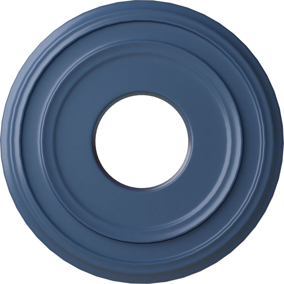 Ekena Millwork CM12CLAMF Classic 12.375-in W x 12.375-in L Painted Americana Polyurethane Whole Ceiling Medallion