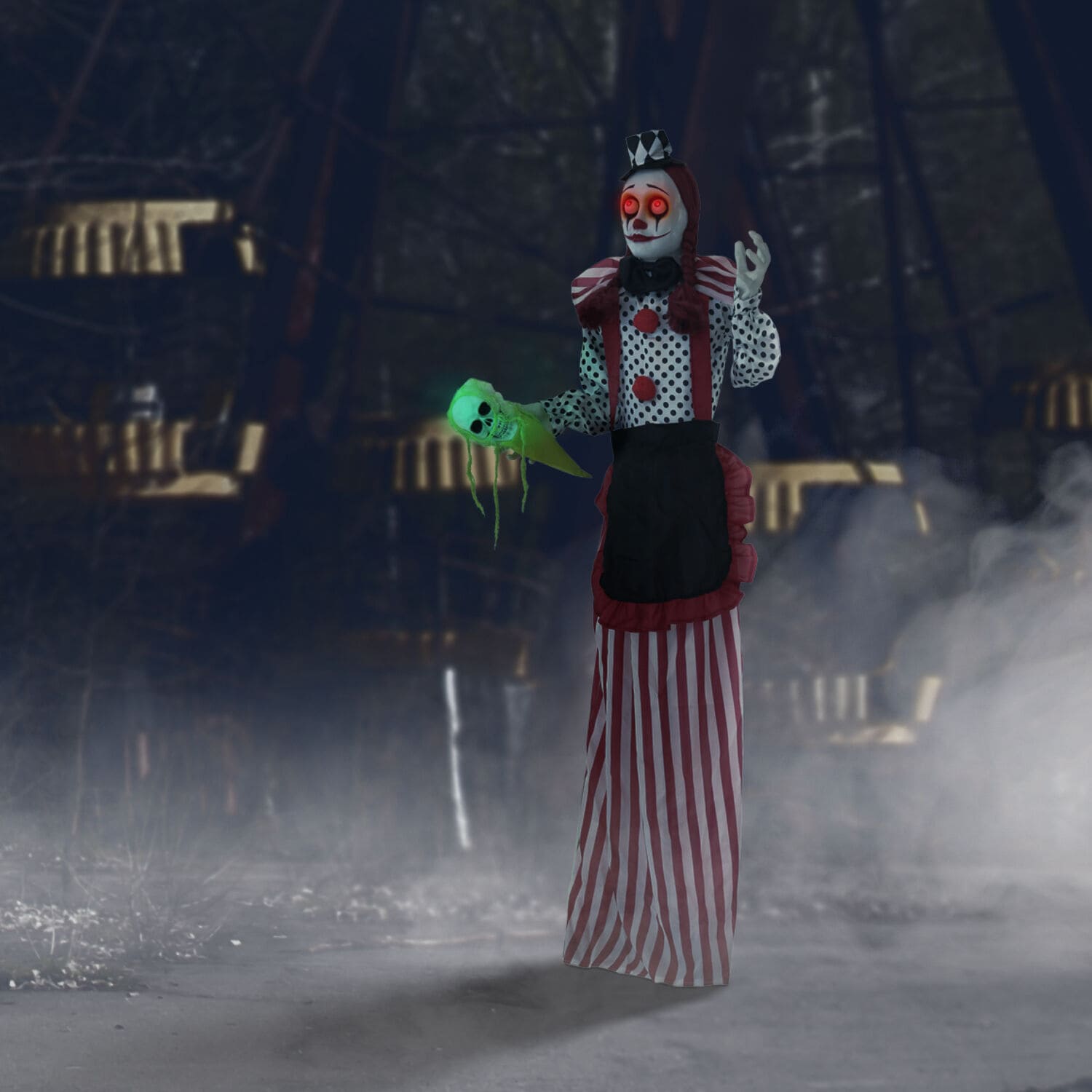 Haunted Hill Farm HHCLOWN-18FLS Halloween-Animatronics - View #9