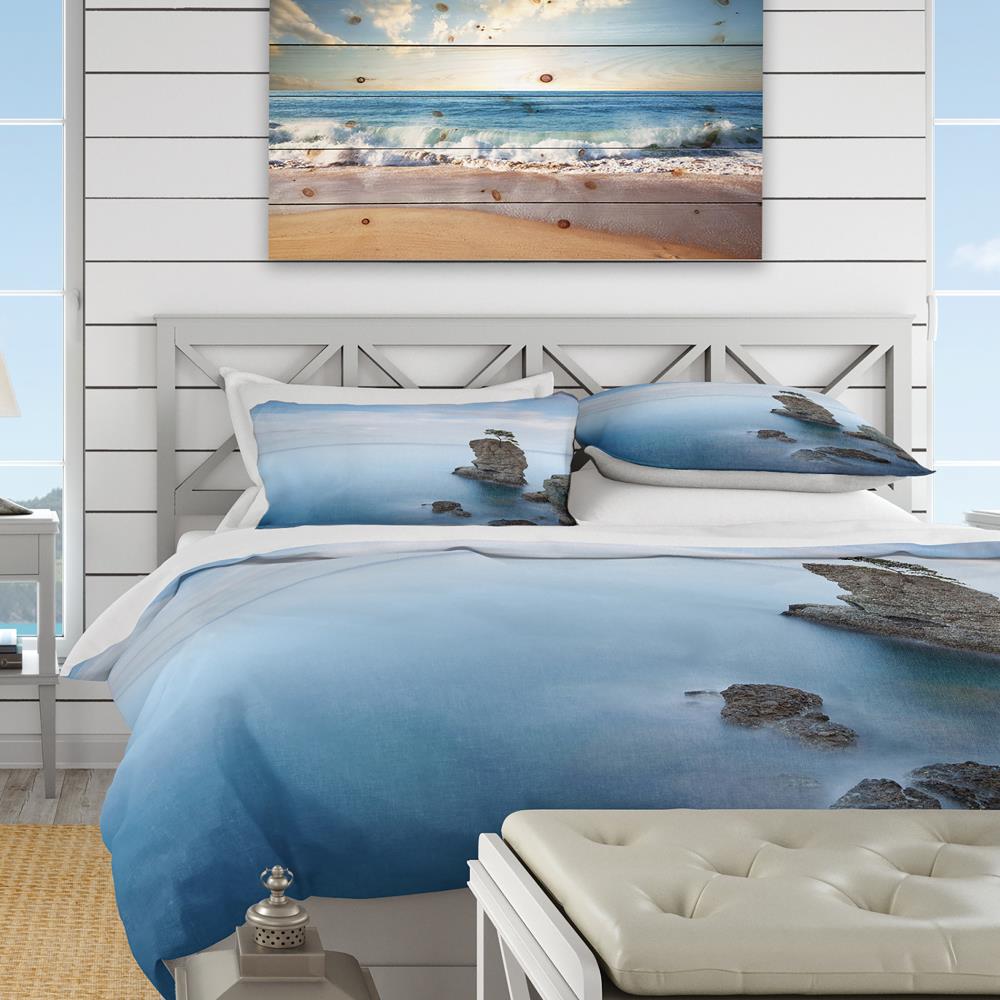 Designart 3-Piece Blue Queen Duvet Cover Set in the Bedding Sets ...