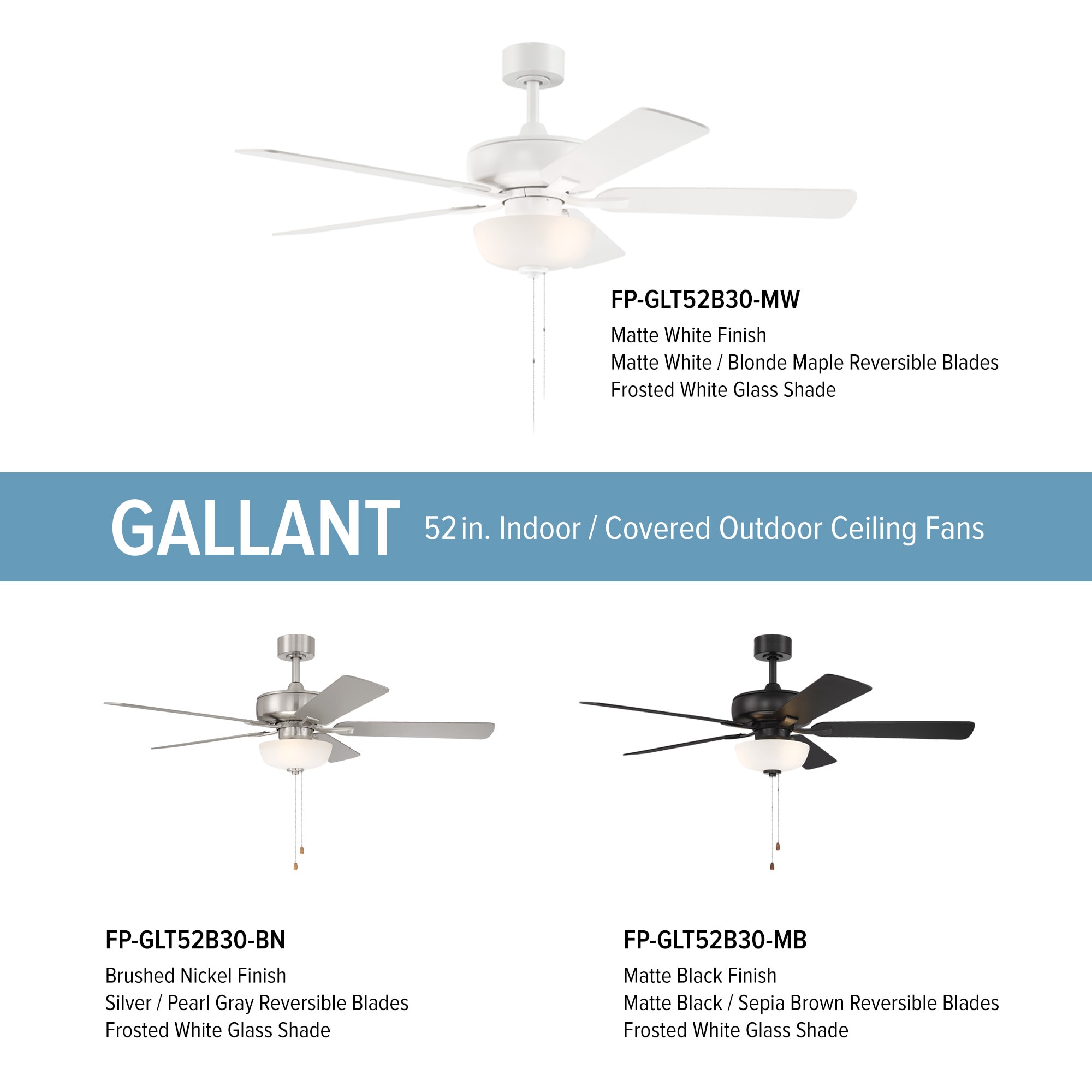 Designers Fountain FP-GLT52B30-MW Ceiling-Fans - View #13