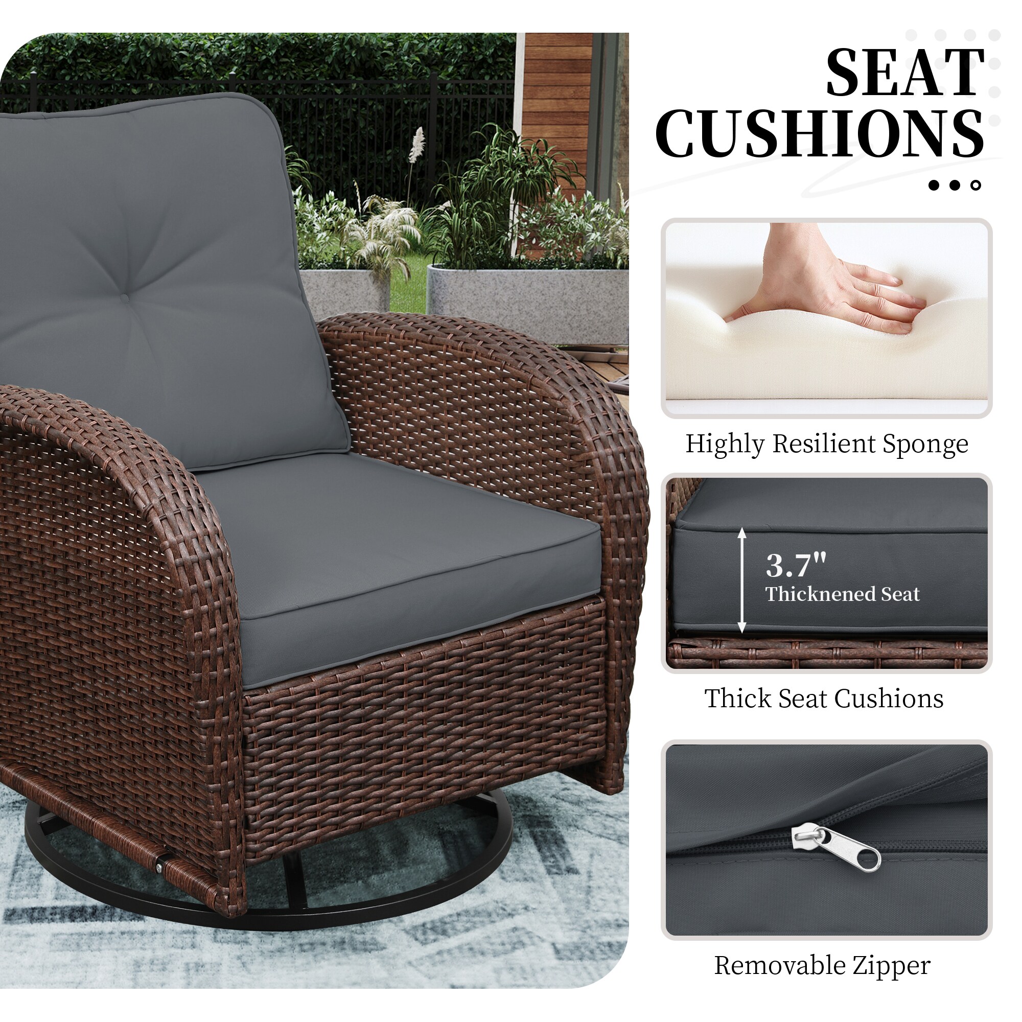 Patio Watcher LS-RT5Y11-56HBE-B3 Patio-Conversation-Sets - View #9