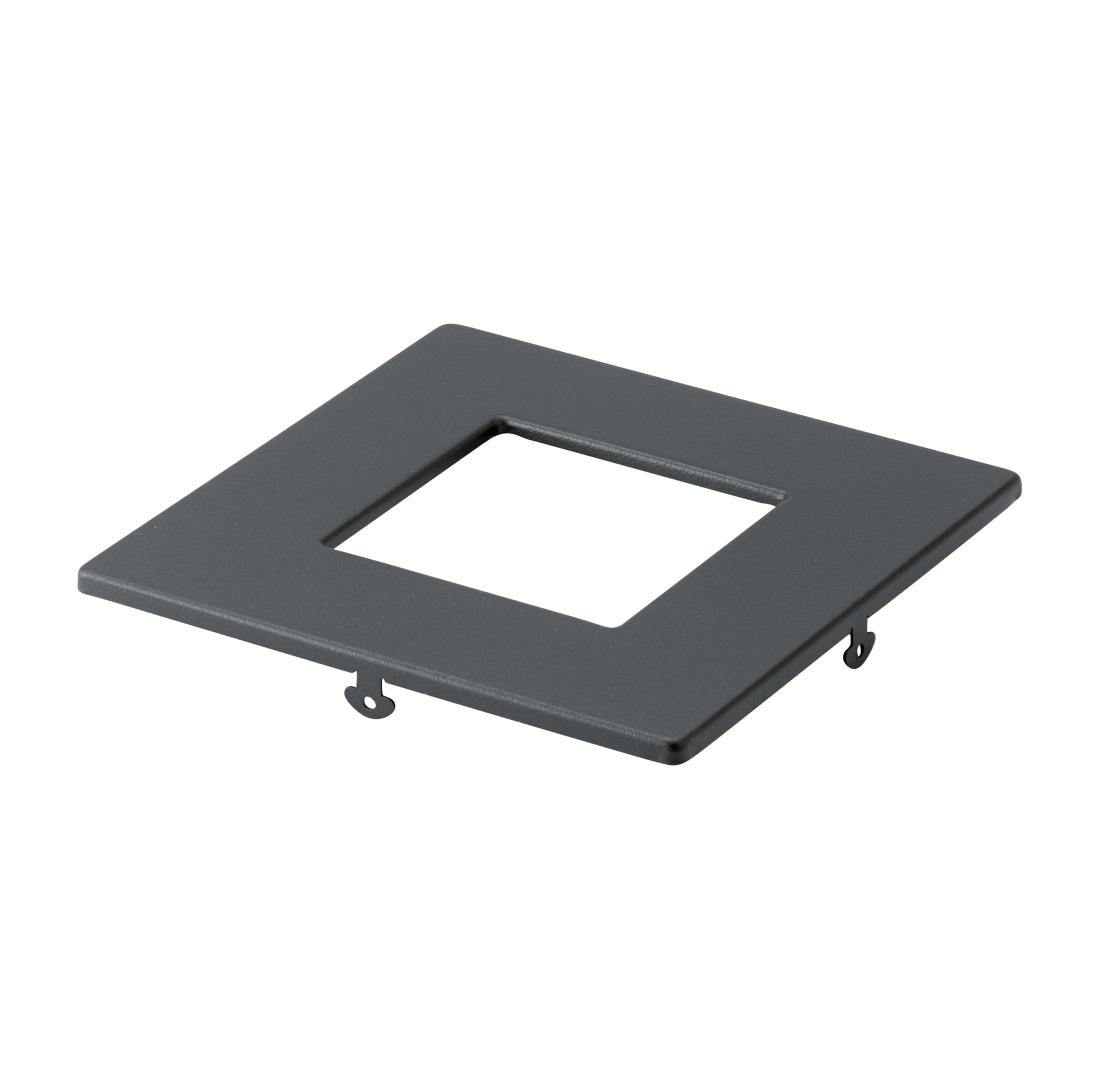 Kichler DLTSL04SBKT Direct-to-Ceiling 4-in Textured Black Baffle Recessed Light Trim
