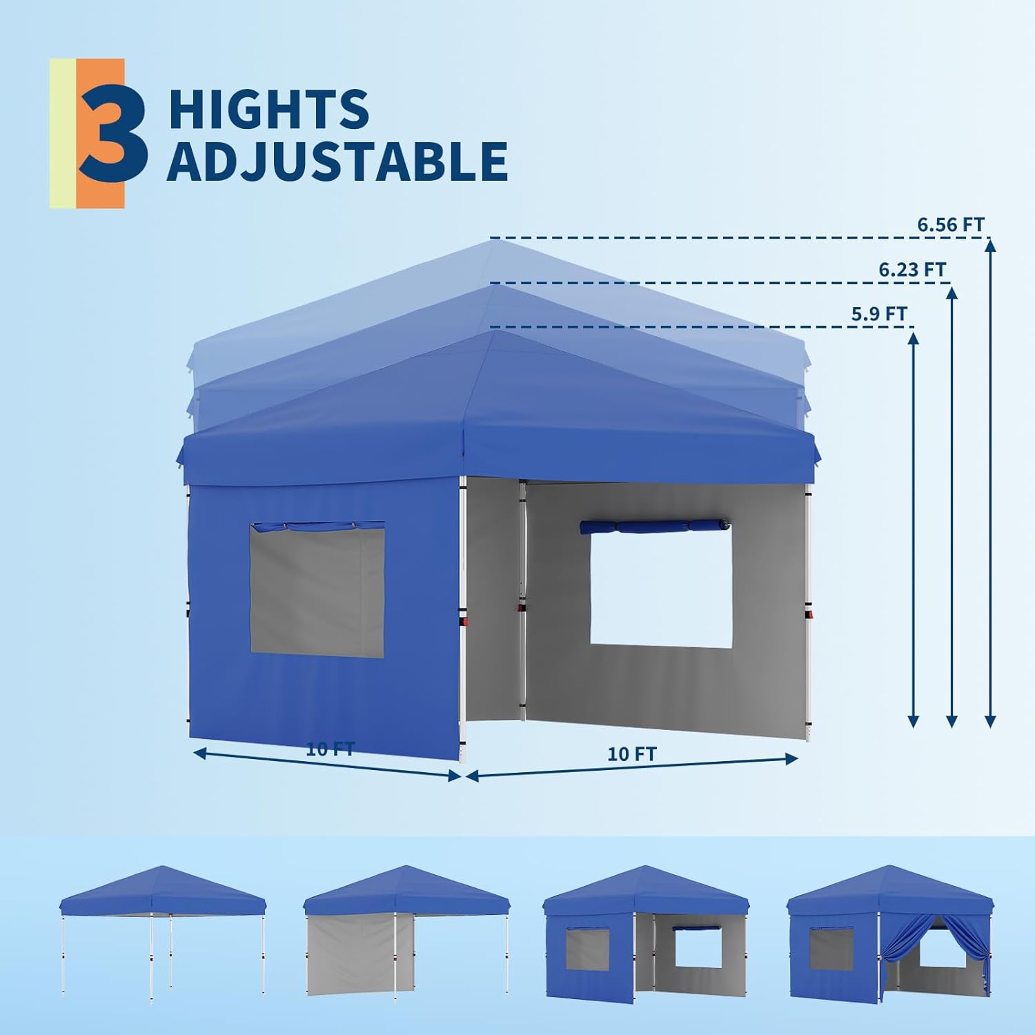 Qeetex CANOPY-10SEIA8N Carport-Covers - View #6