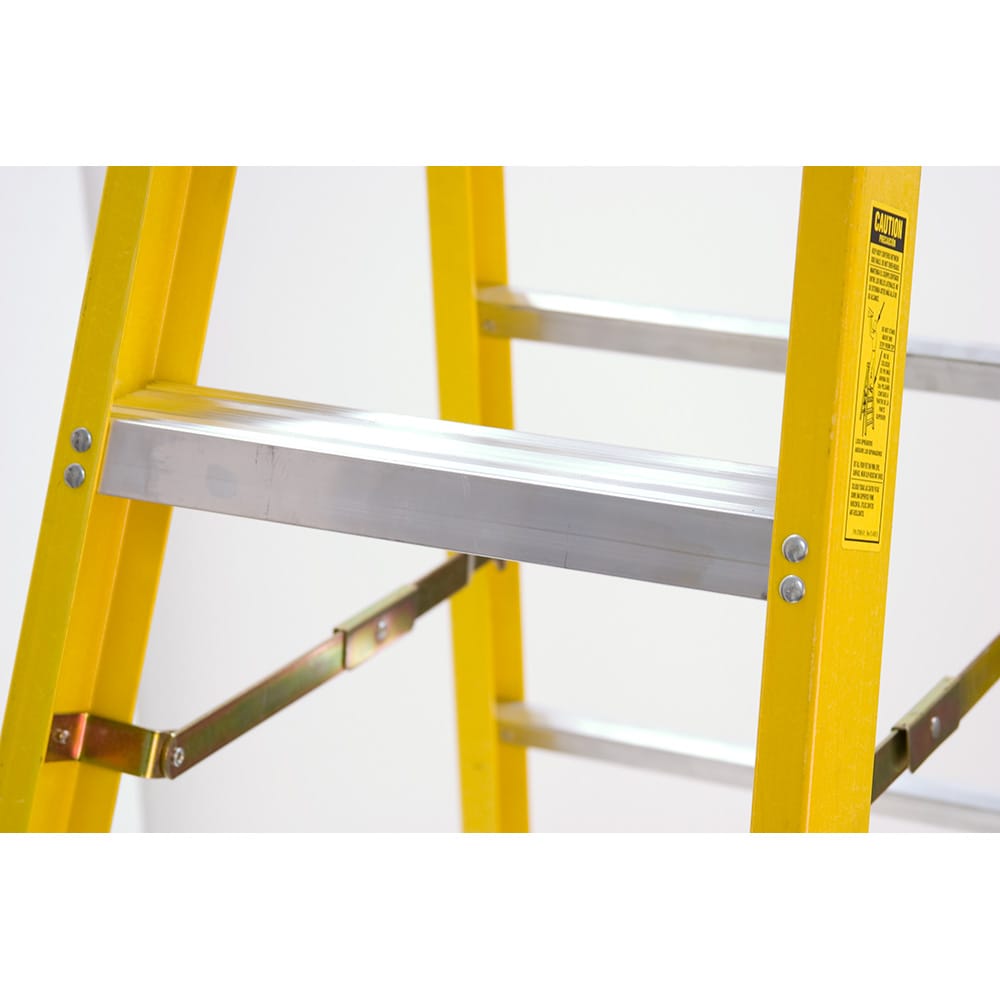 Werner 6 Ft. Fiberglass Step Ladder with 300 Lb. Load Capacity Type IA  Ladder Rating - Gillman Home Center