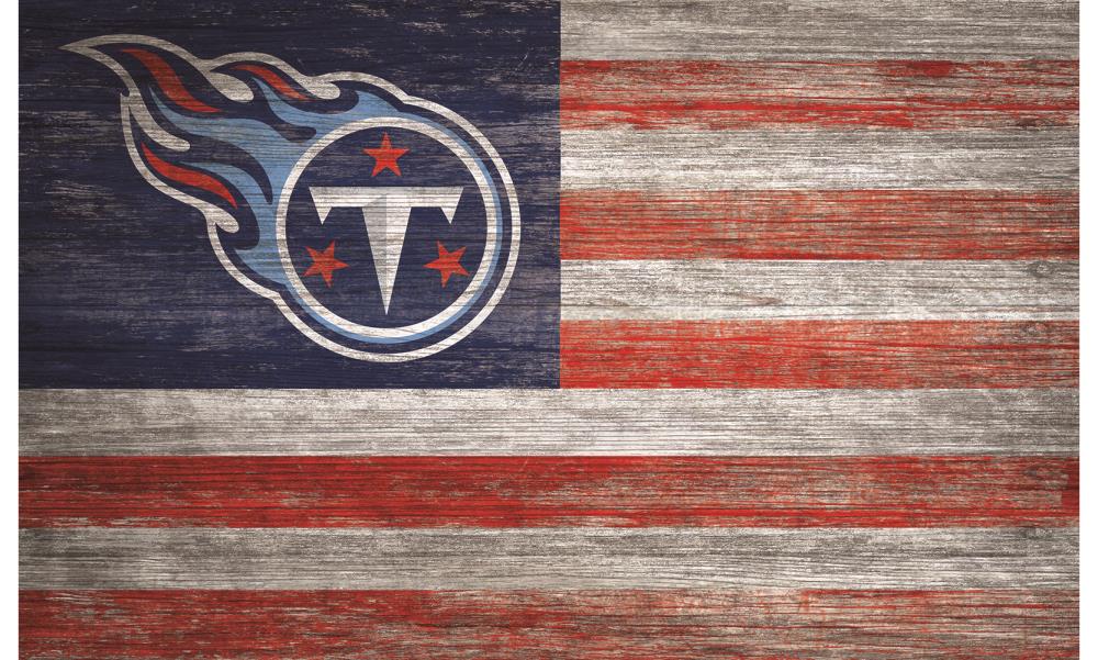 Multicolored Fan Creations Tennessee Titans Best Dad Sign