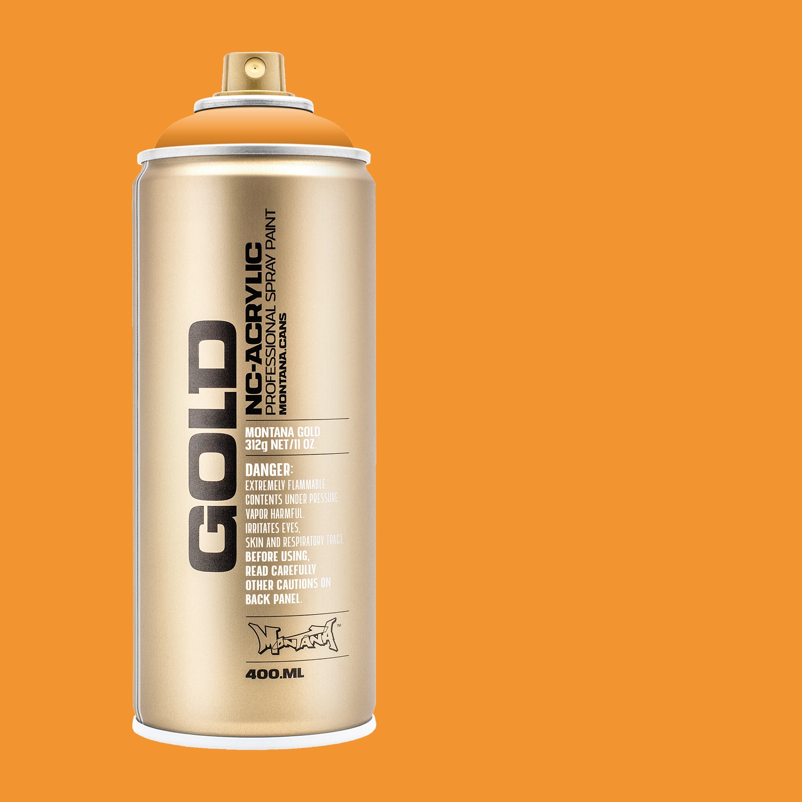 Montana Cans MXG-G2040 GOLD Matte Scampi Spray paint ( NET WT. 11-oz )