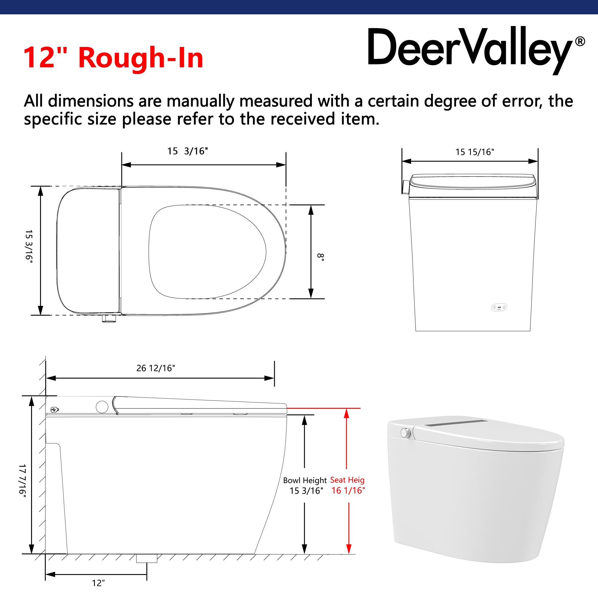 DeerValley DV-1S0159-V3 bidets - View #15