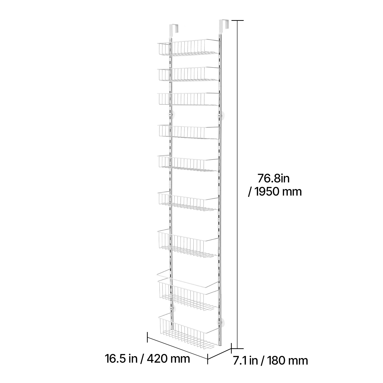 Mecale YAS-9KTZ6R Pull-Out-Cabinet-Baskets - View #3