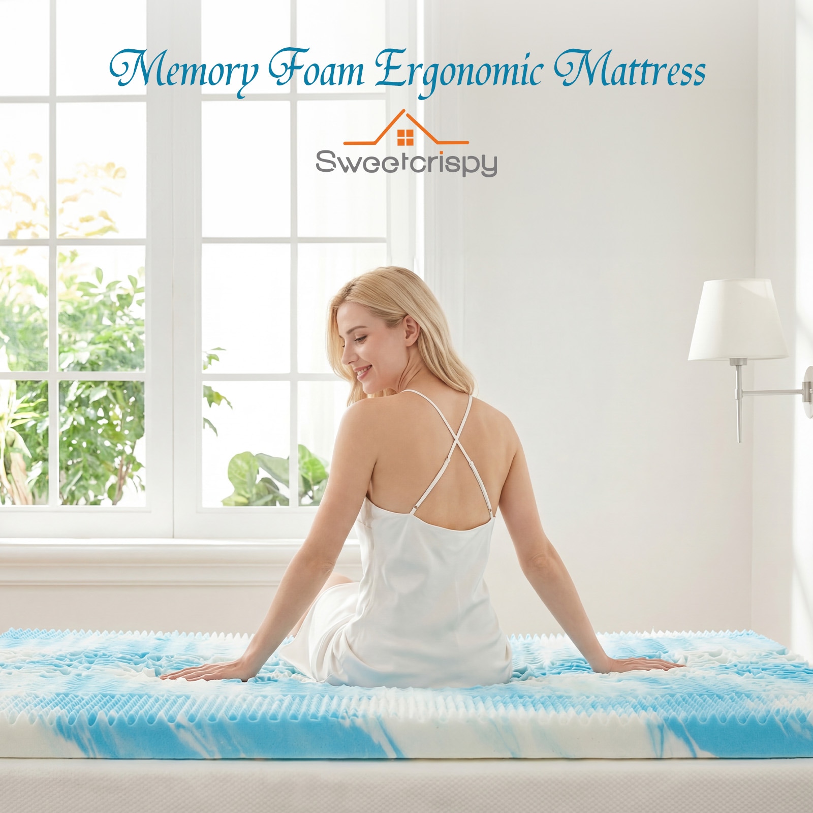 Sweetcrispy L-DB-BDV5QGM-2QBU Mattress-Covers - View #8