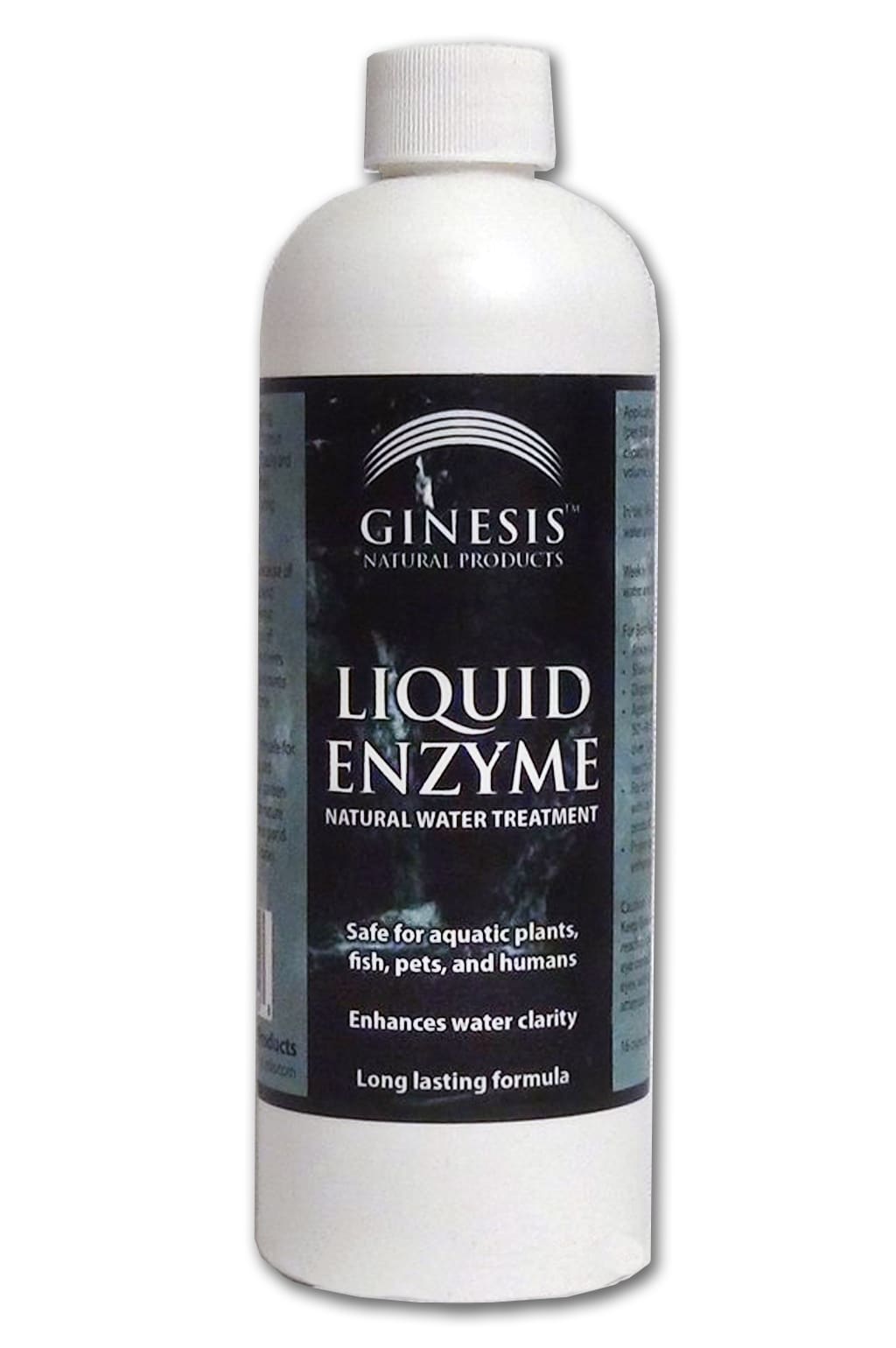 Ginesis Water Enzymes LQENZ-16OZ Liquid Enzyme 16-fl oz