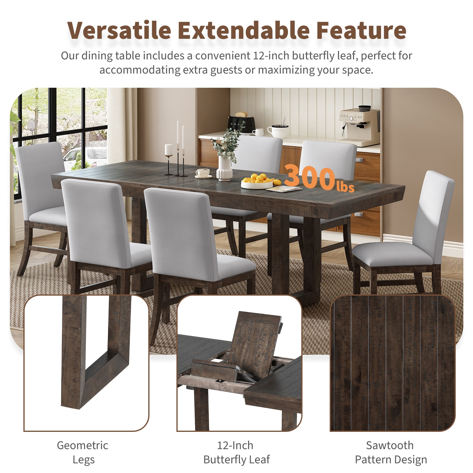 SINOFURN SYA010529GY Dining-Sets - View #5